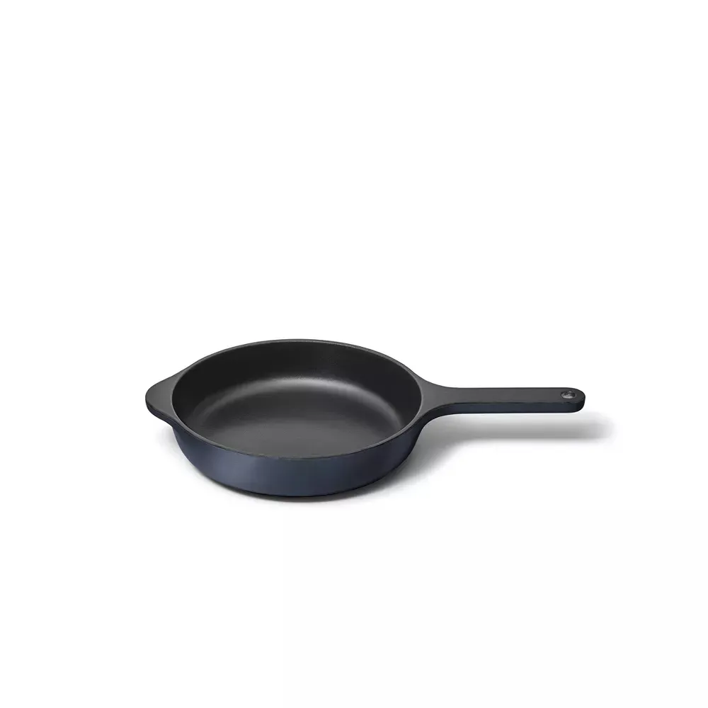 8” Enameled Cast Iron Mini Skillet - Midnight Blue