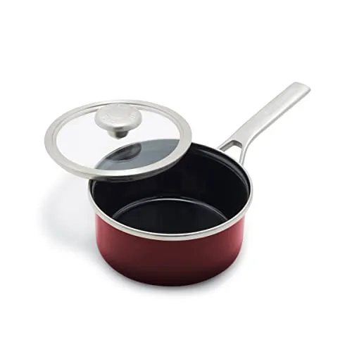 Enameled Steel Core 1.5-Quart Saucepan with Lid - Image 4