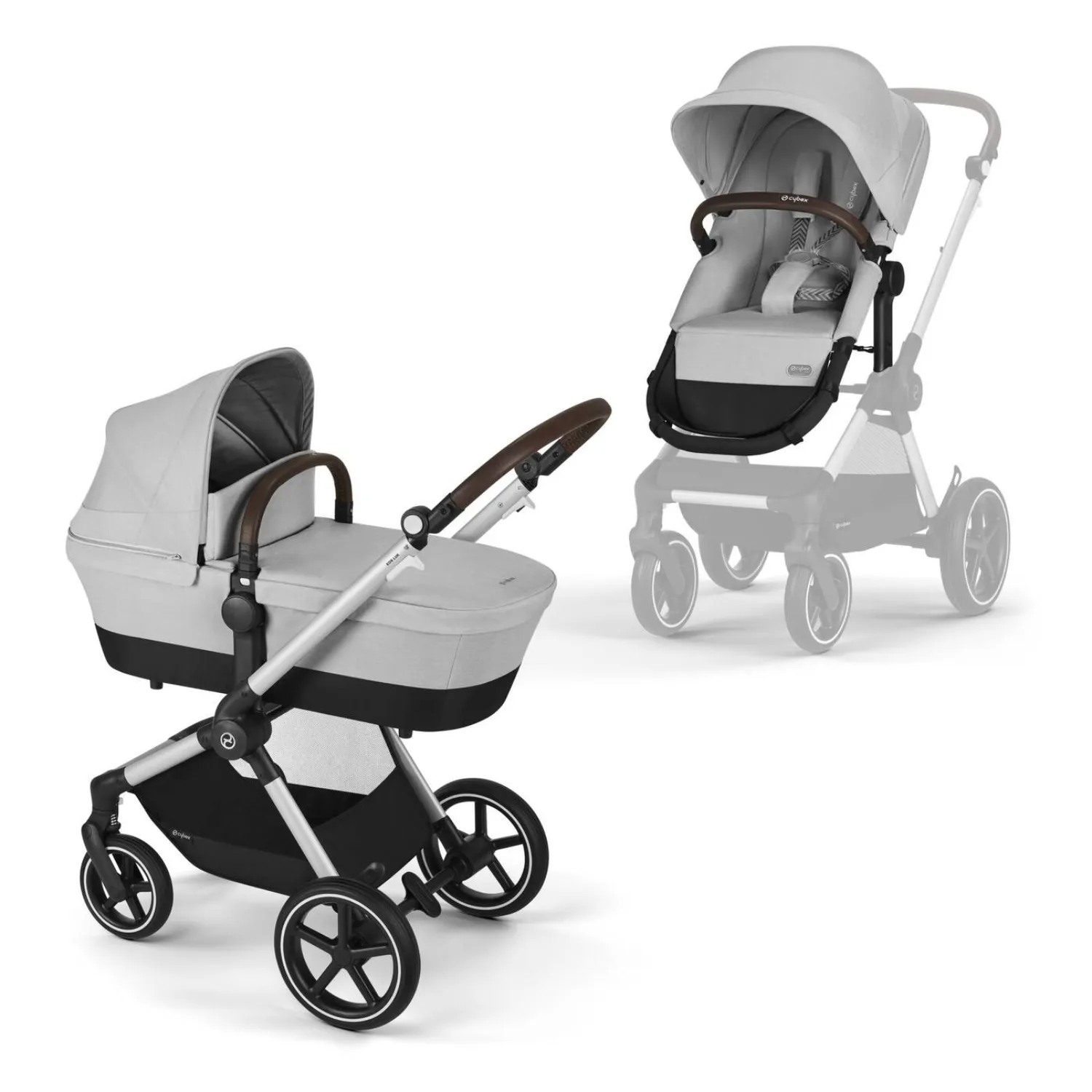 EOS Lux 2-in-1 Stroller - Lava Grey - Image 2