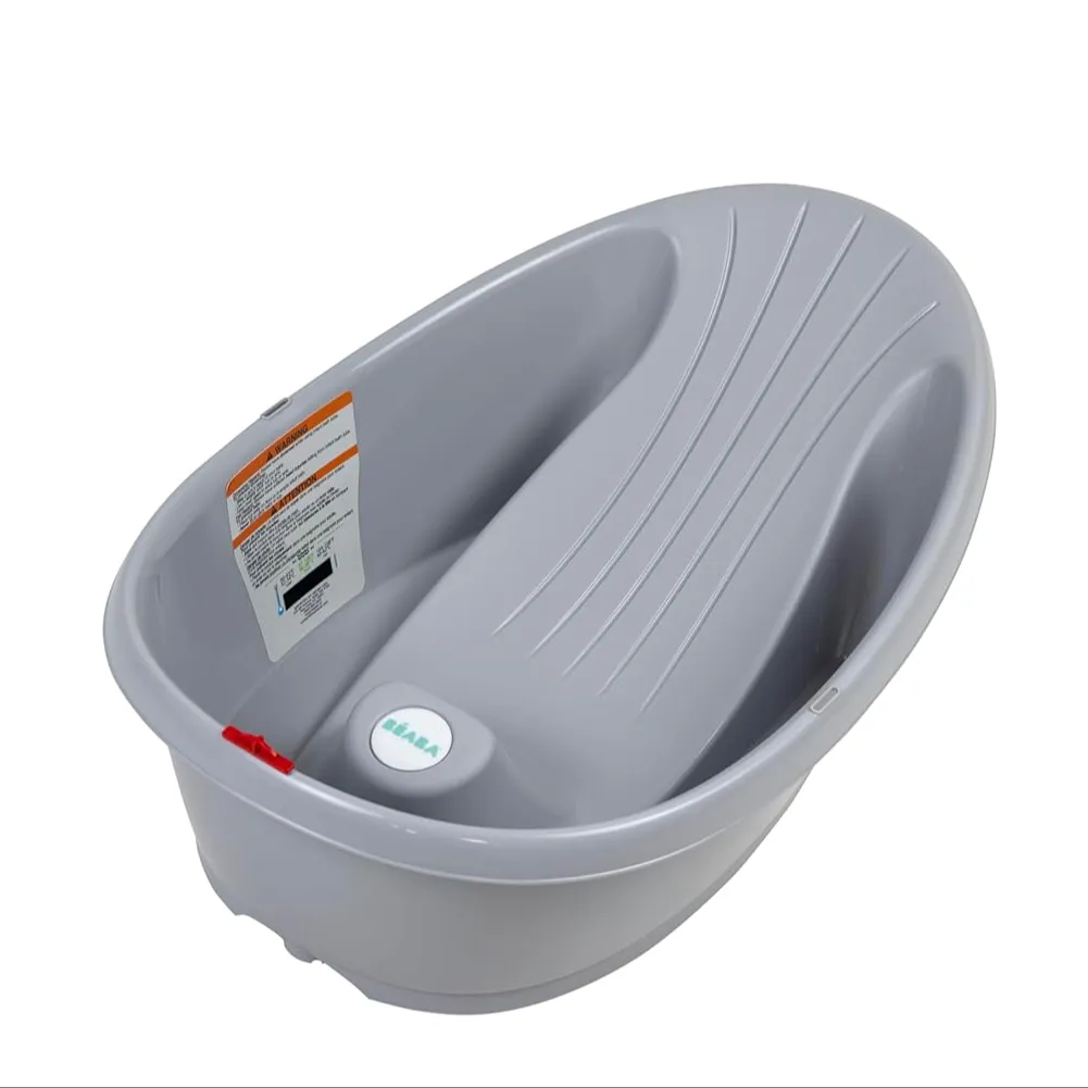 Ergonomic Baby Bath Tub - Grey