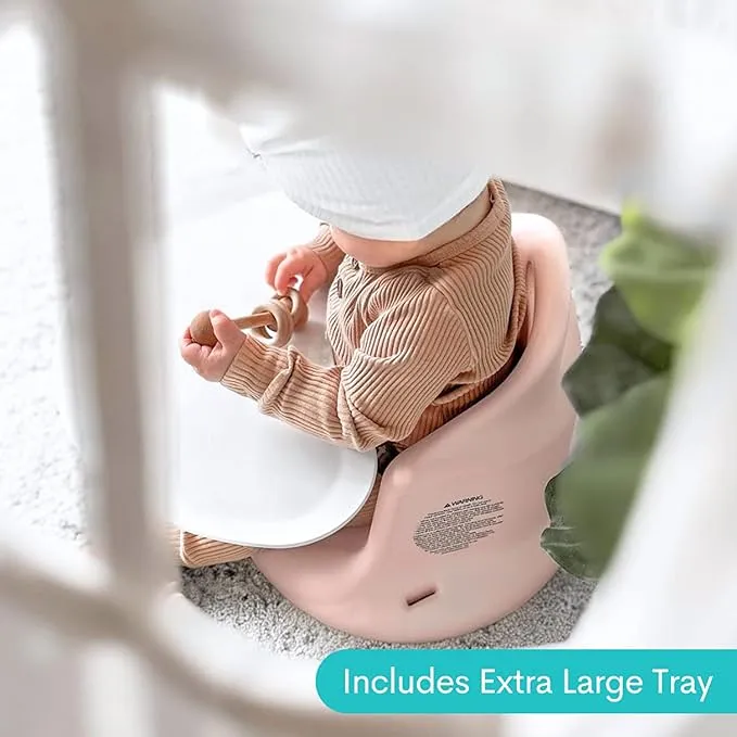 Ergonomic Baby Floor and Booster Seat - Pink - Image 3