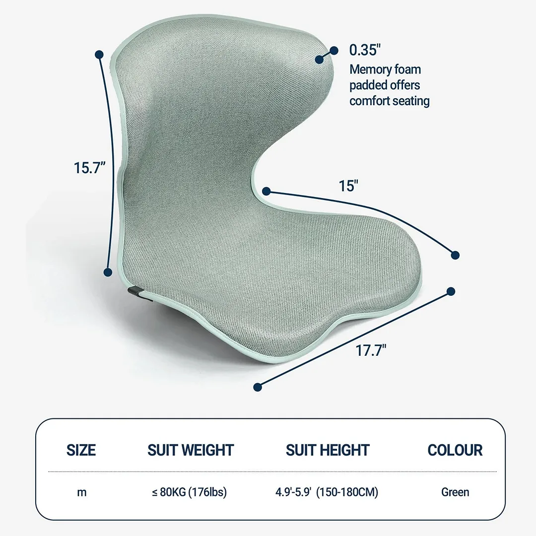 Ergonomic Chair Seat Cushion - Green - Image 2
