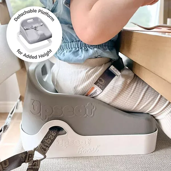 Ergonomic Toddler Booster Seat - Grey - Image 4