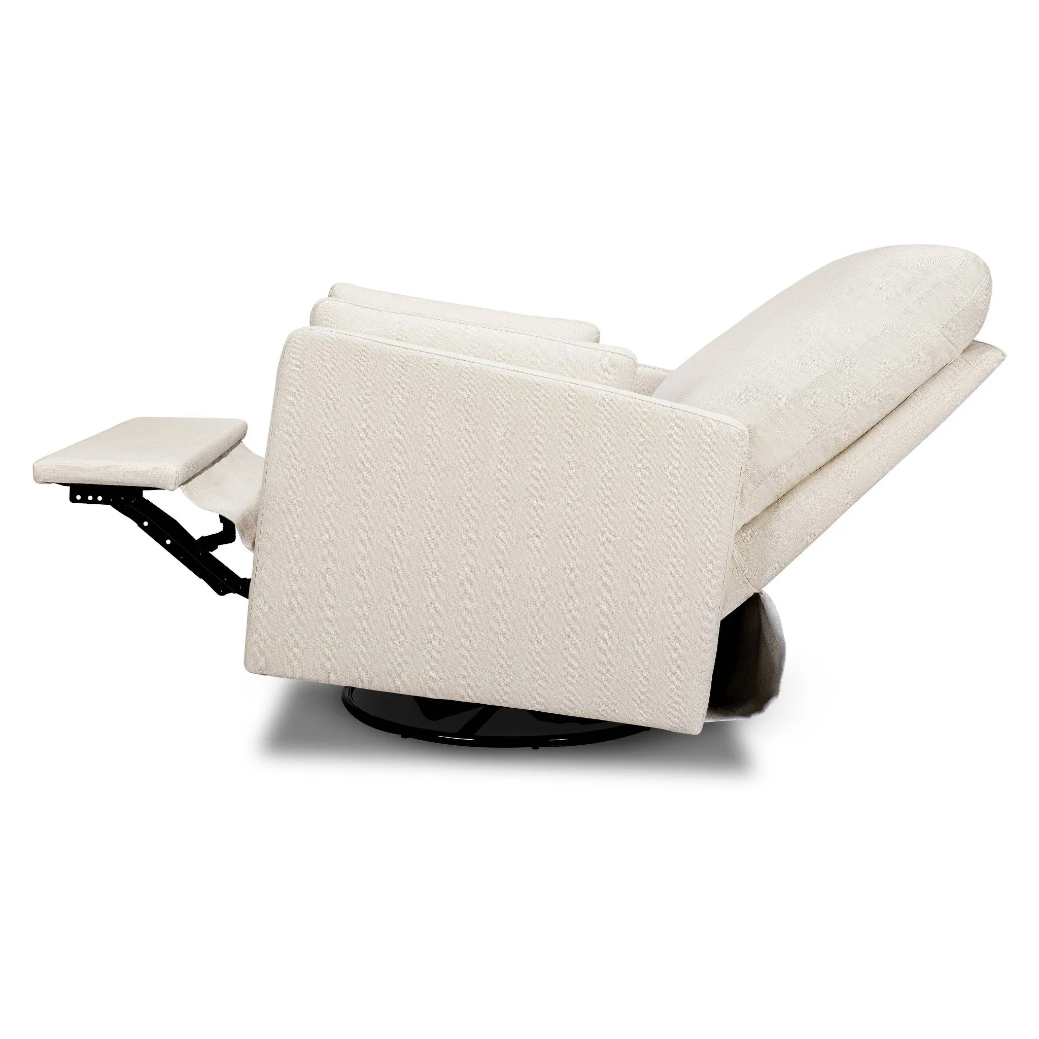 Ethan Swivel Recliner - Performance Cream Linen - Image 4