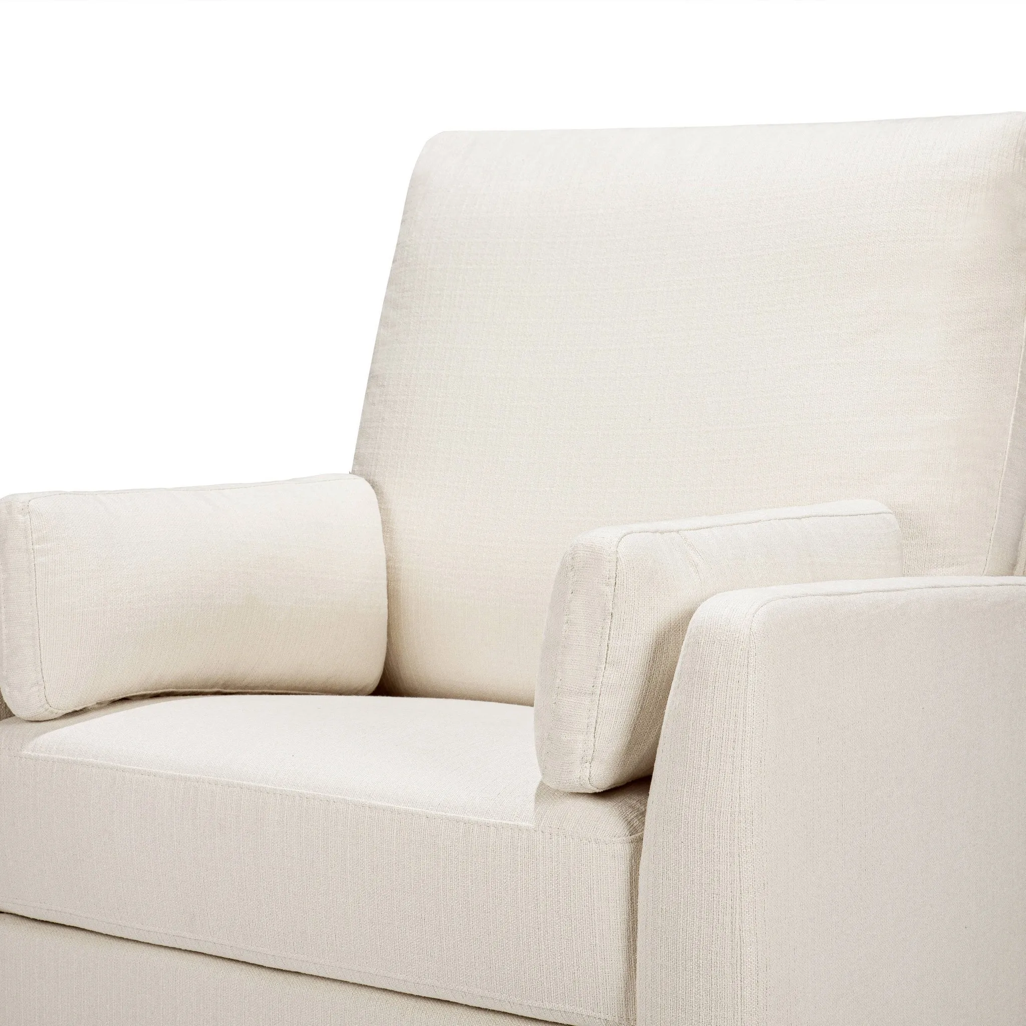 Ethan Swivel Recliner - Performance Cream Linen - Image 5