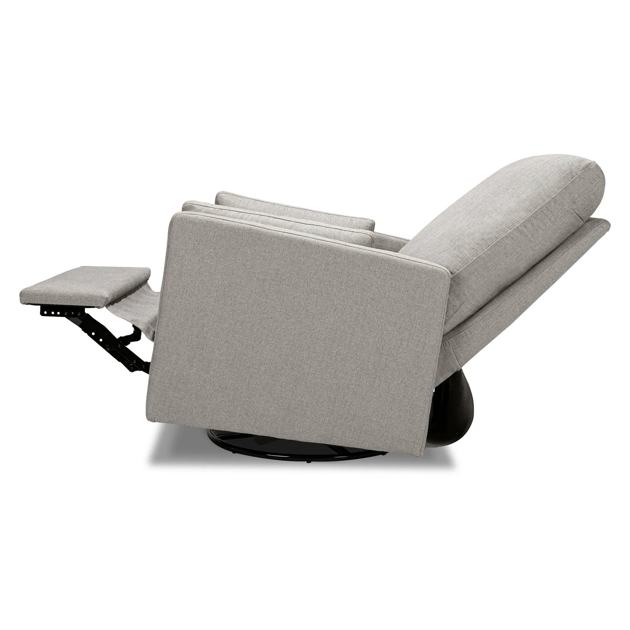 Ethan Swivel Recliner - Performance Gray Linen - Image 2