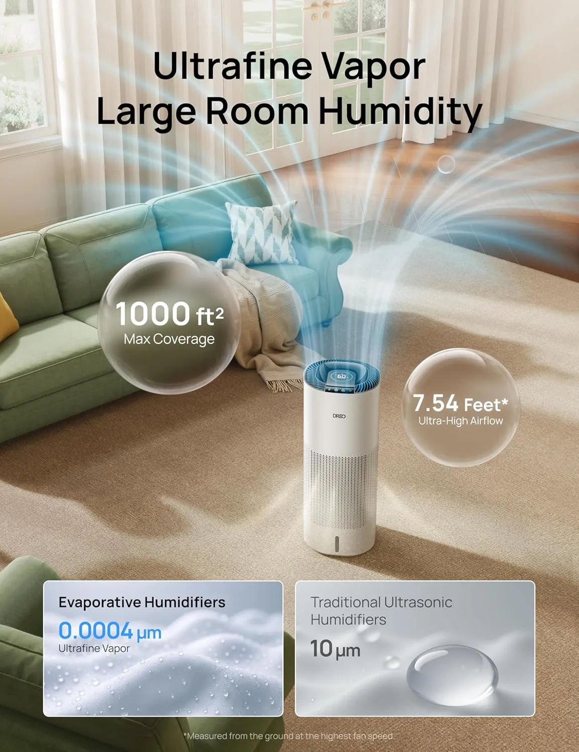 Evaporative Humidifier - White - Image 3