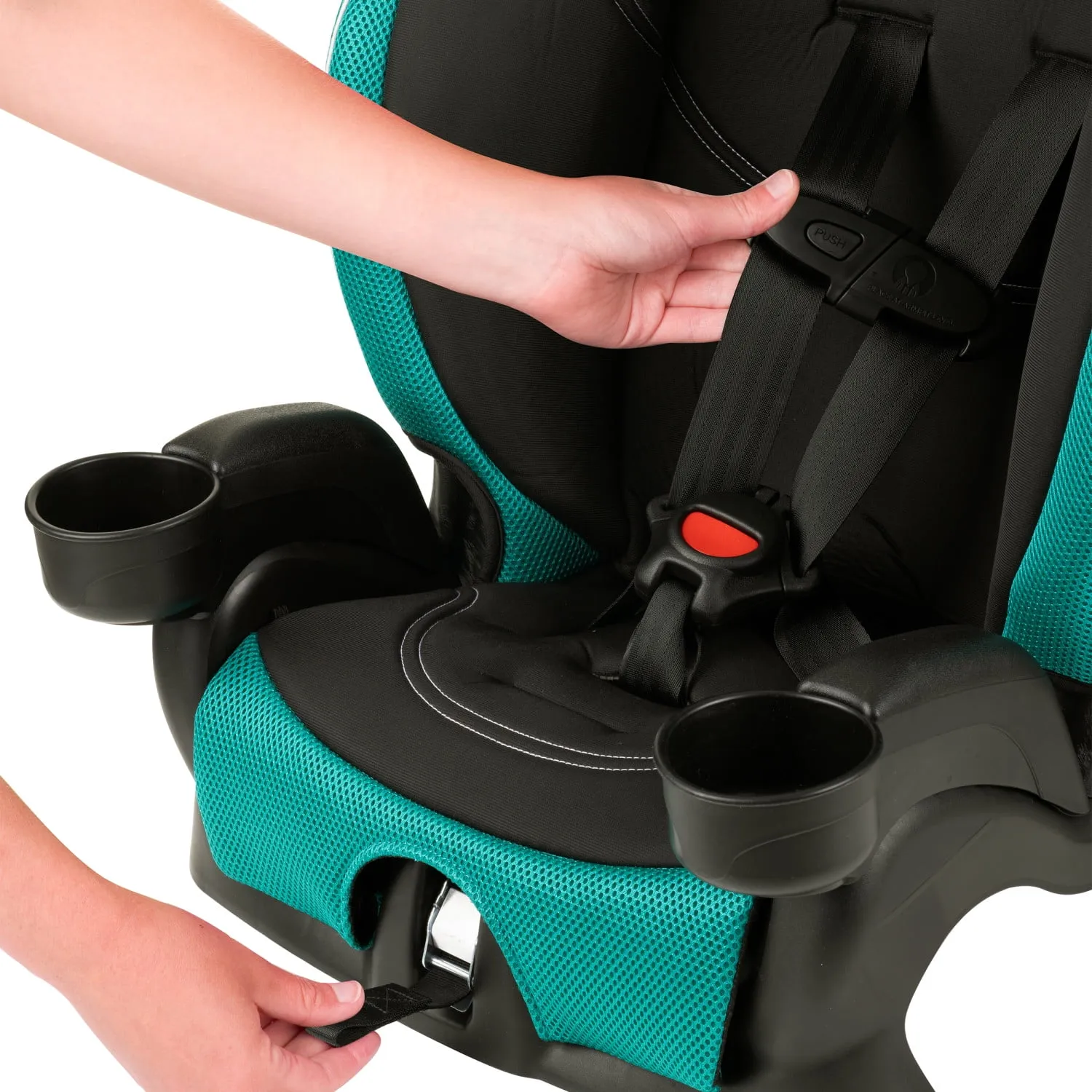 Evenflo Chase LX Harnessed Booster Car Seat (Jubilee Green) - Image 7