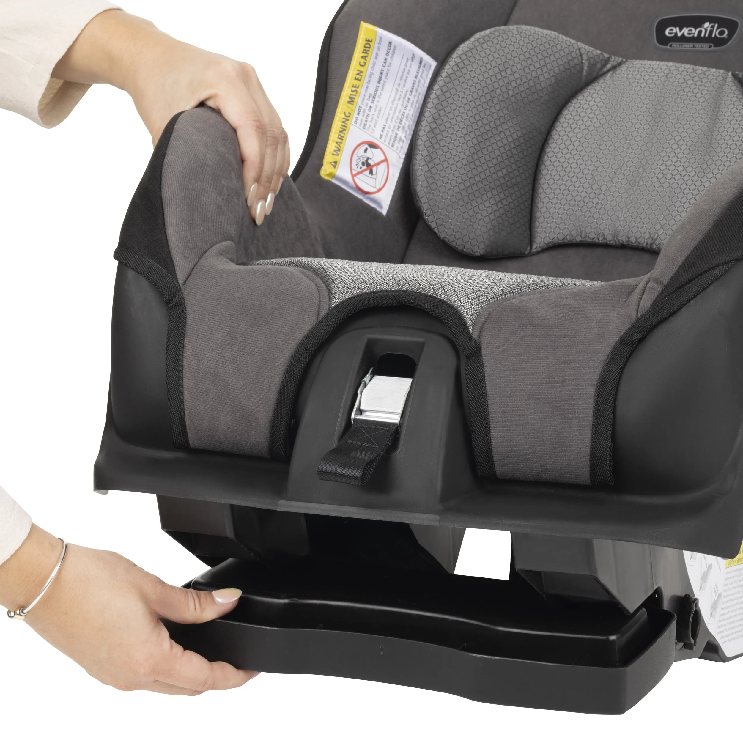 Evenflo Tribute LX Convertible Car Seat - Saturn Gray - Image 11