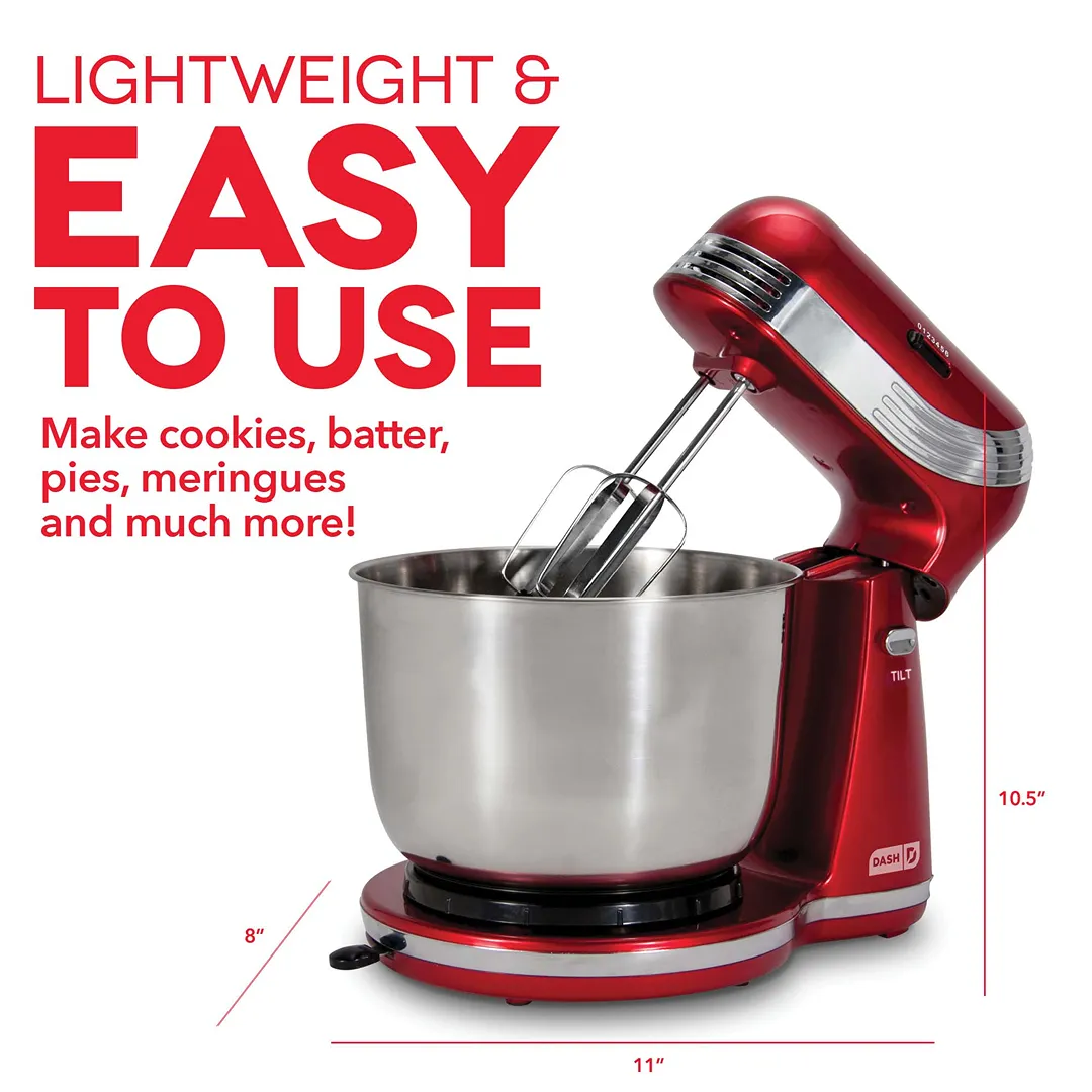 Everyday Stand Mixer - Red - Image 2