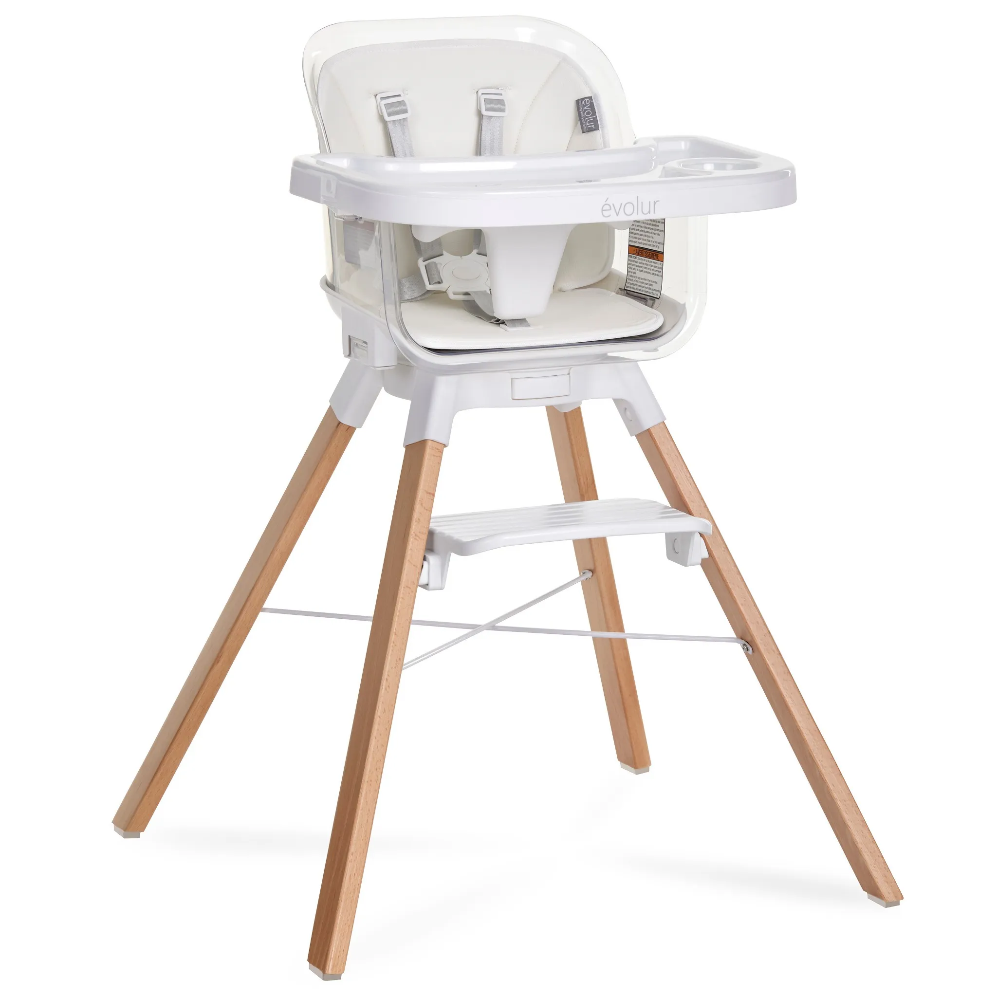 Evolur 360° Bloom Highchair in Panna Cotta - Image 2