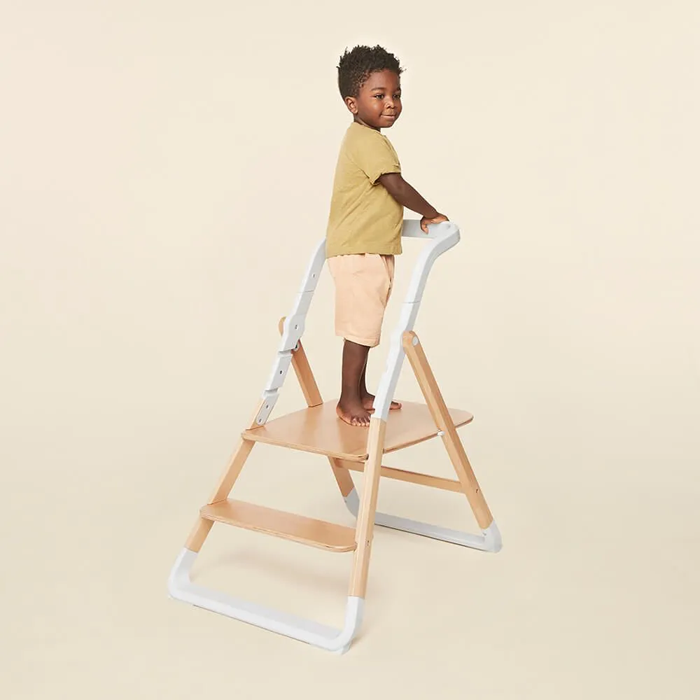 Evolve Kitchen Tower Stool Add-on, Natural Wood - Image 3