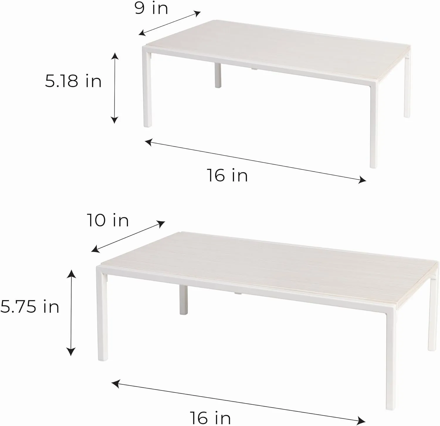 Expandable Kitchen Storage Shelf With Premium Wood Accents - Image 4