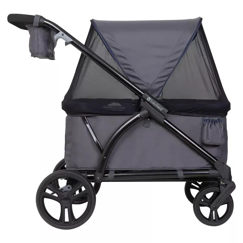 Expedition 2-in-1 Stroller Wagon - Smokey Navy Blue - Image 4