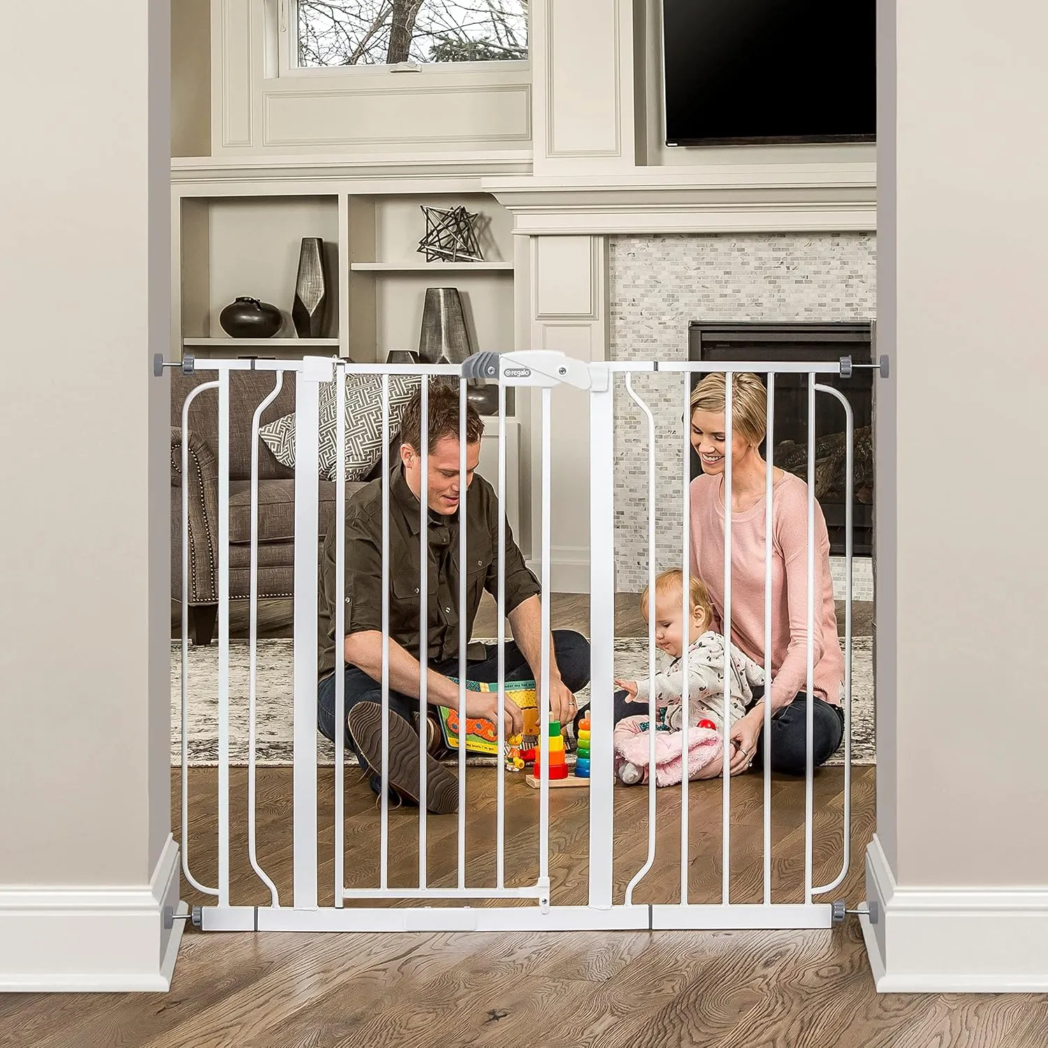 Extra Tall Widespan Safety Gate - White - Image 5