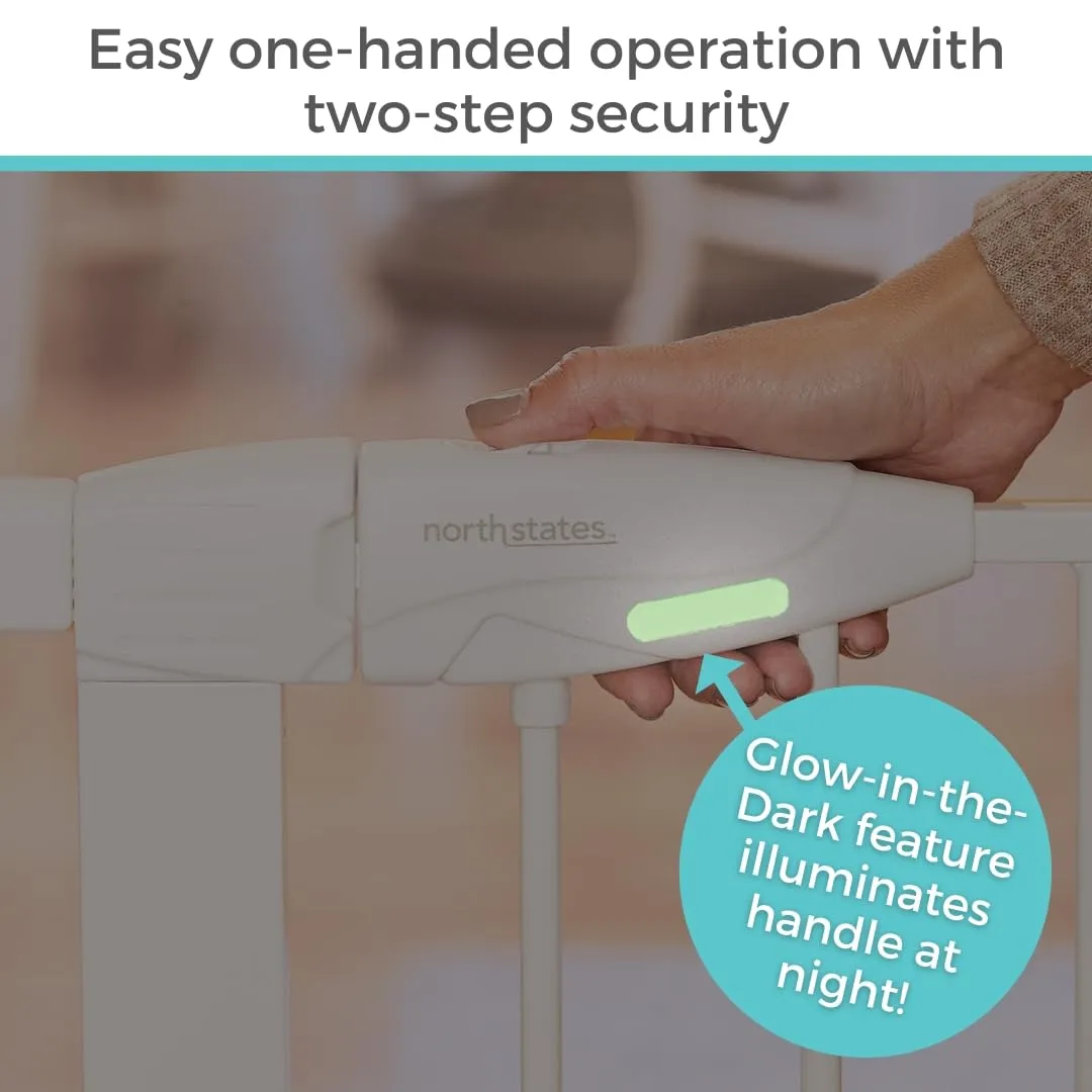 Extra-Wide Bright Choice Gate - White - Image 2