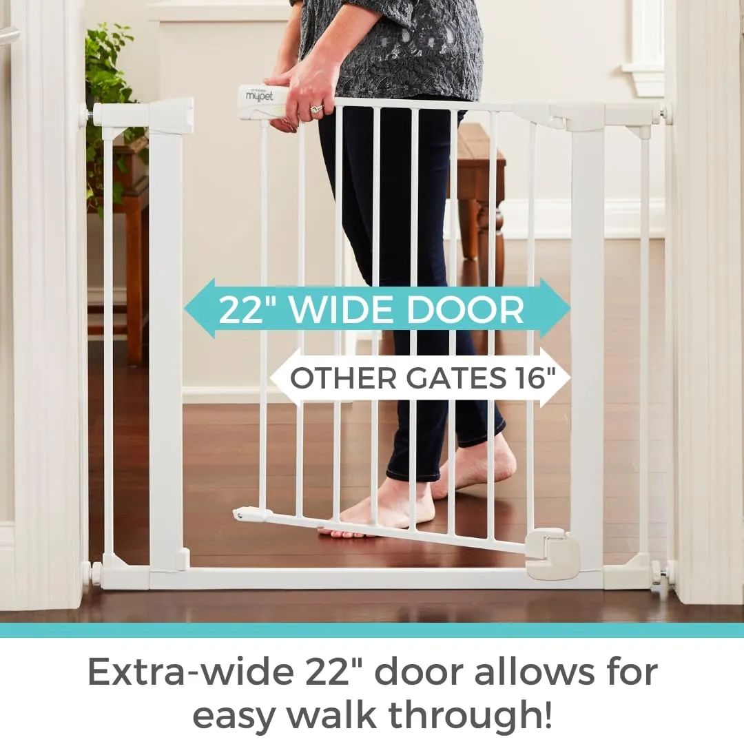 Extra-Wide Bright Choice Gate - White - Image 3