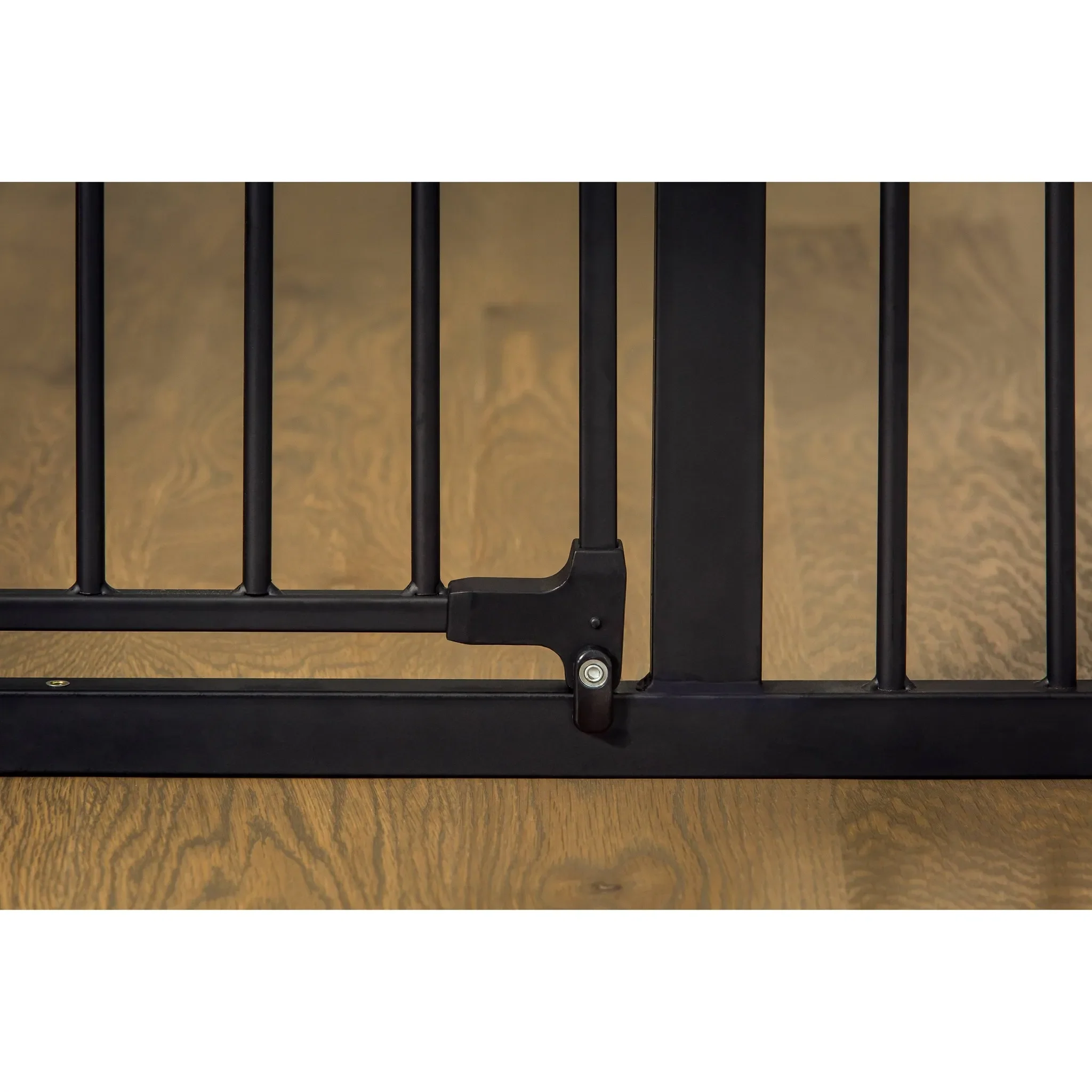Extra Wide Easy Step Metal Walk Through Baby Gate - Black - Image 3