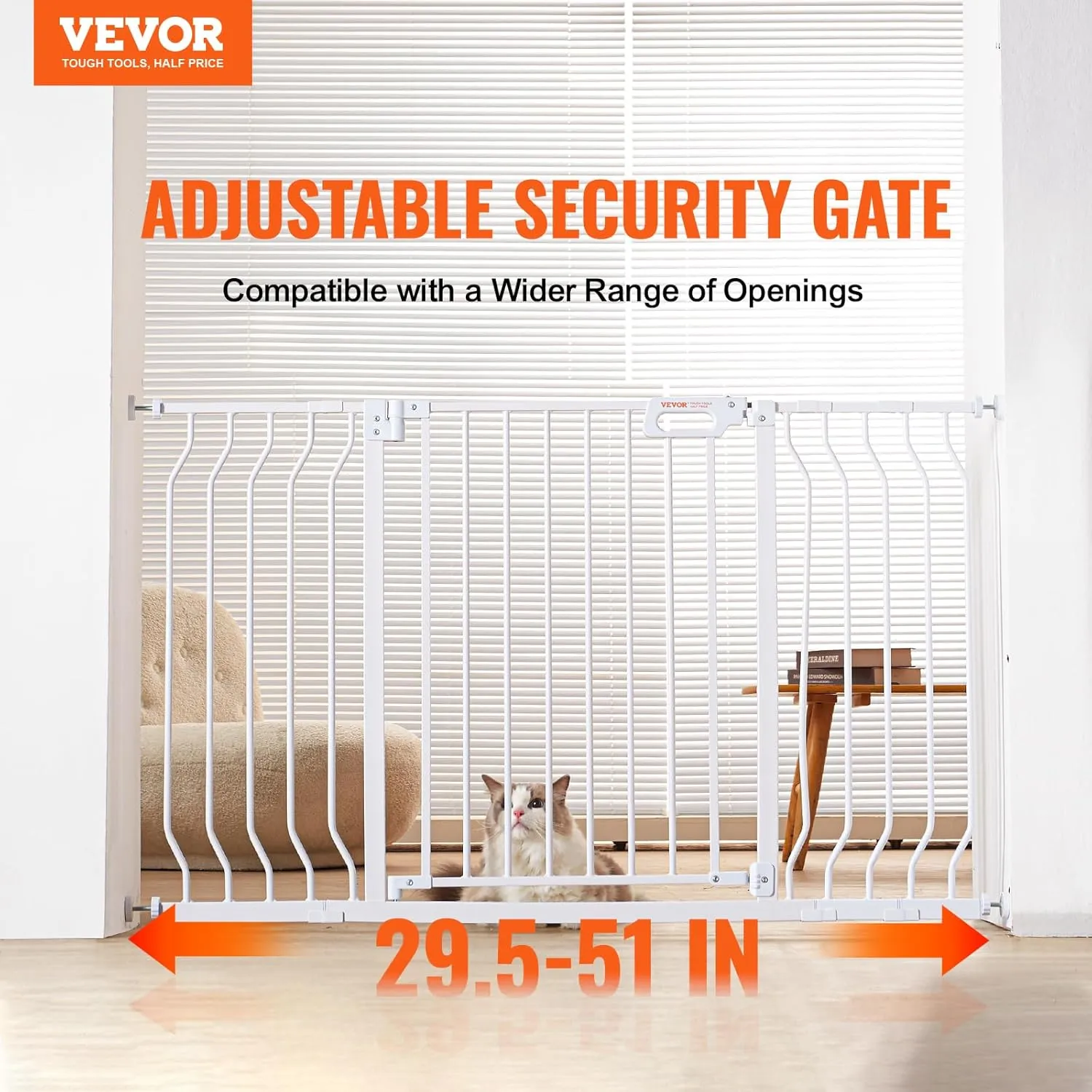 Extra Wide Safety Gate - White - Image 2