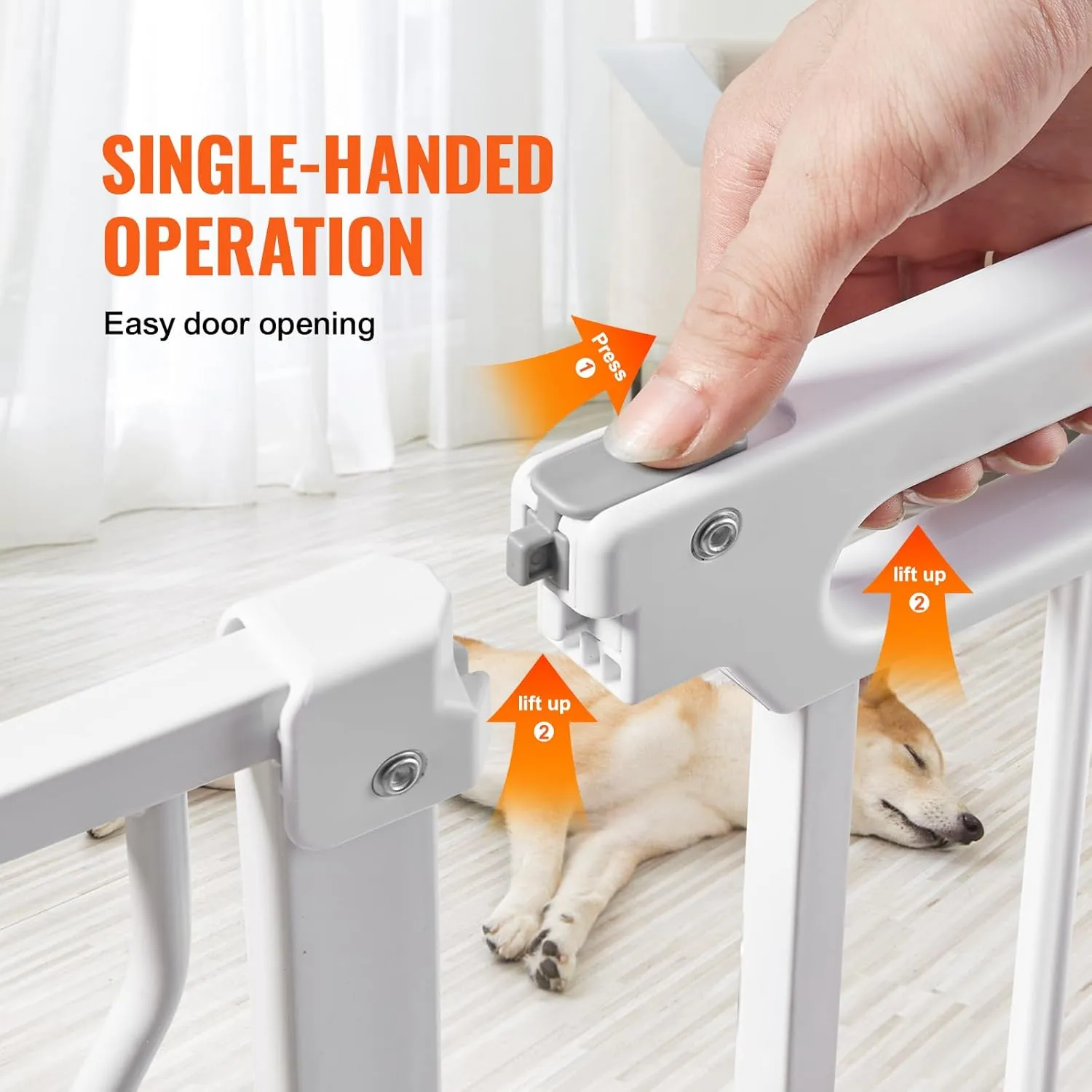Extra Wide Safety Gate - White - Image 3