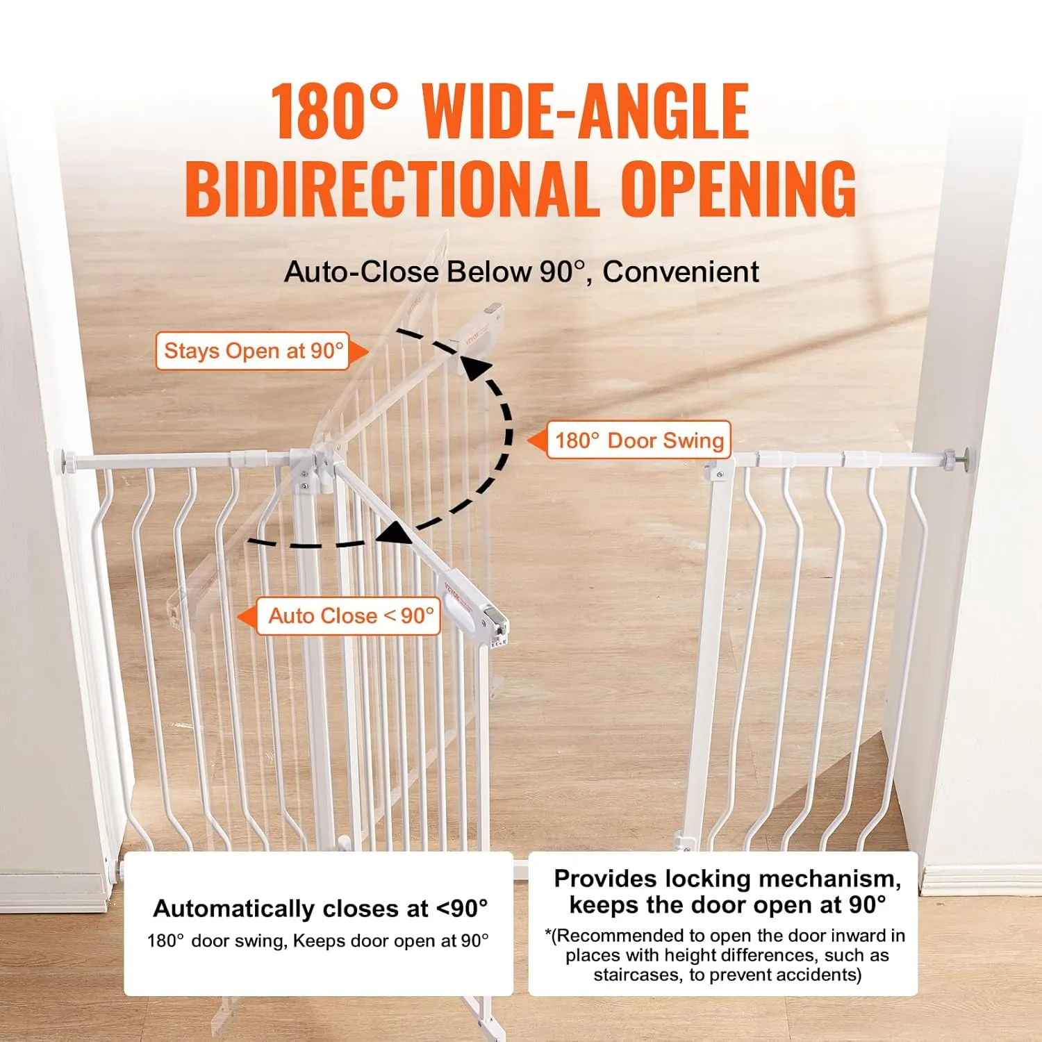 Extra Wide Safety Gate - White - Image 4