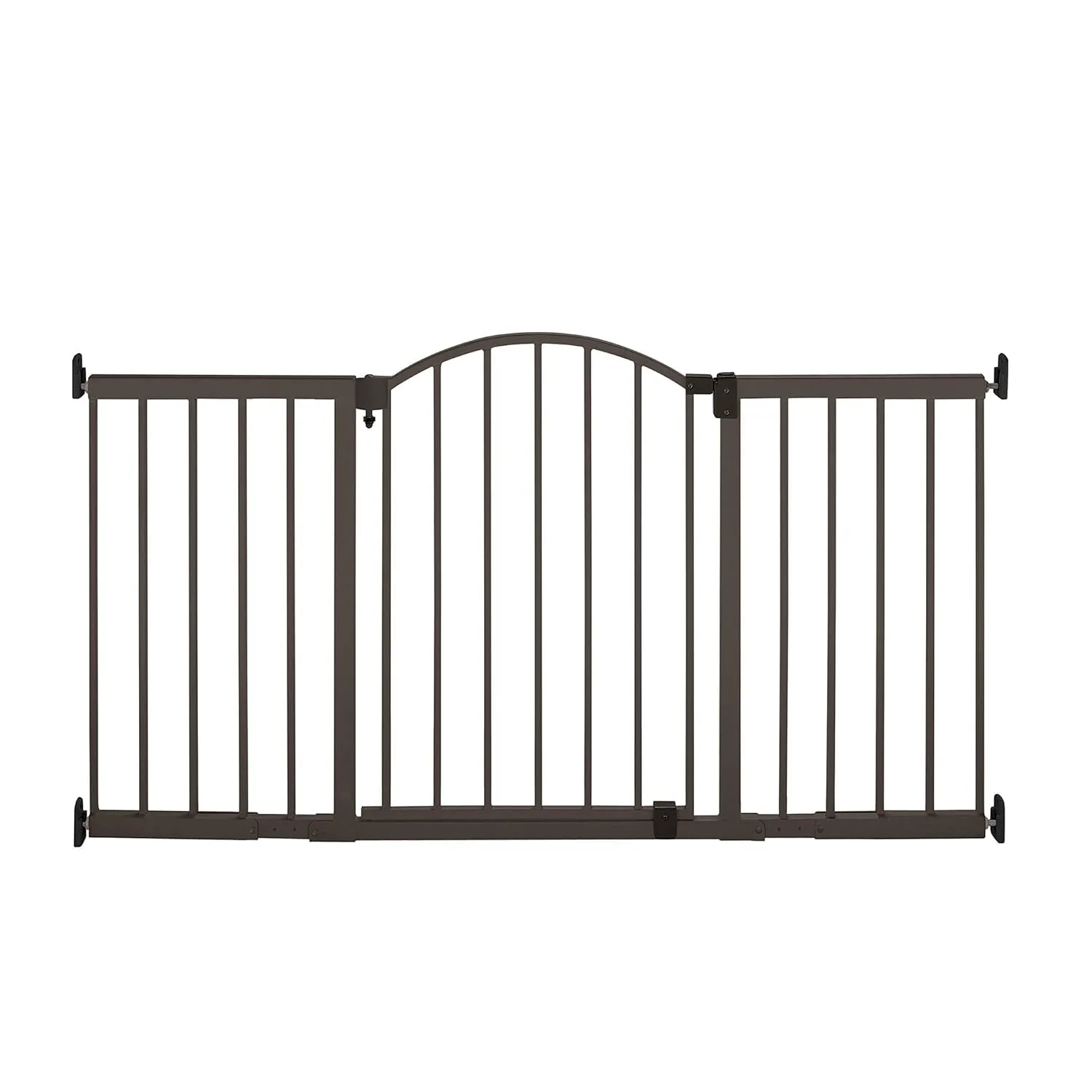 Extra Wide Safety Pet and Baby Gate, Wide, 36 Tall- Bronze