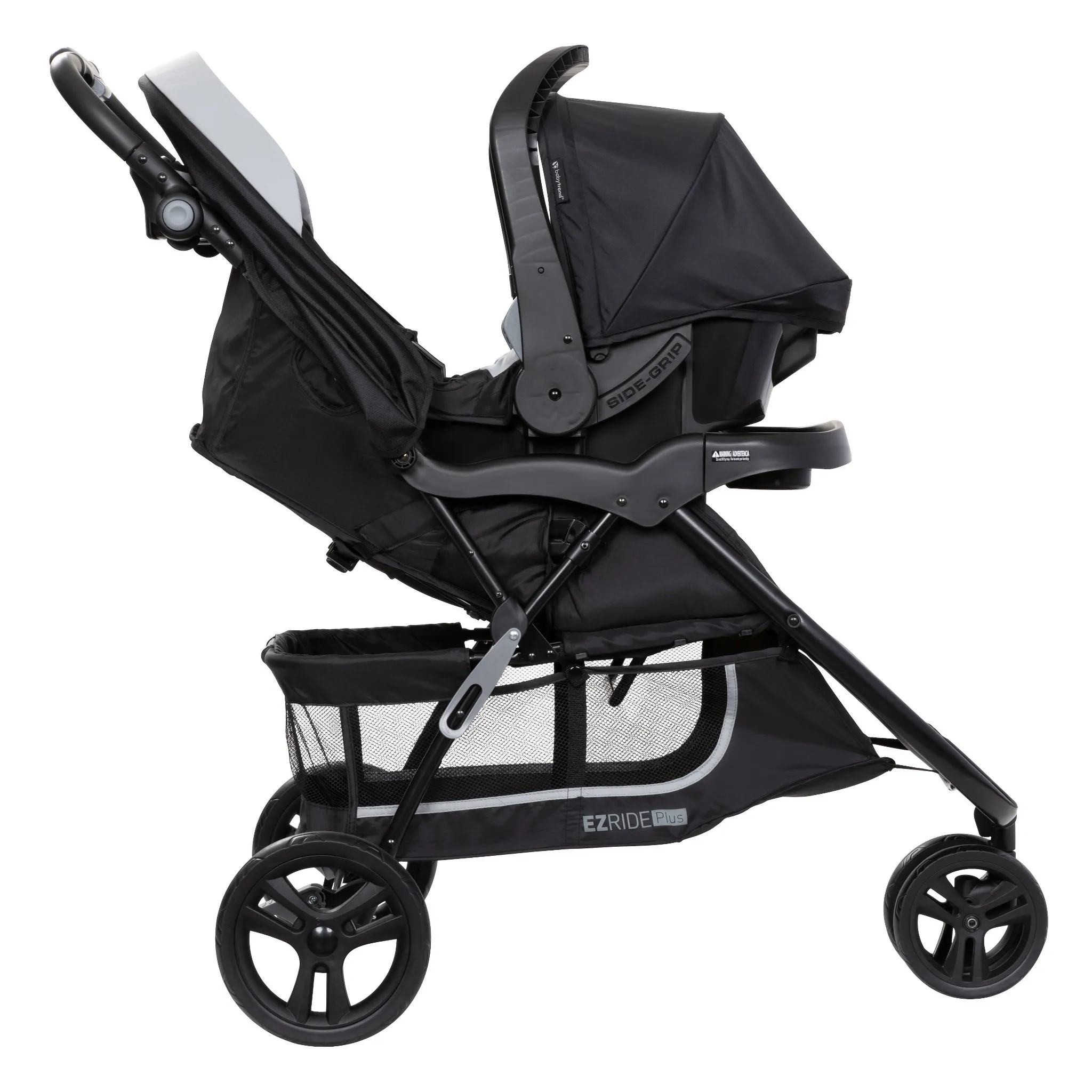 EZ Ride PLUS Travel System with EZ-Lift Infant Car Seat - Carbon Black - Image 3