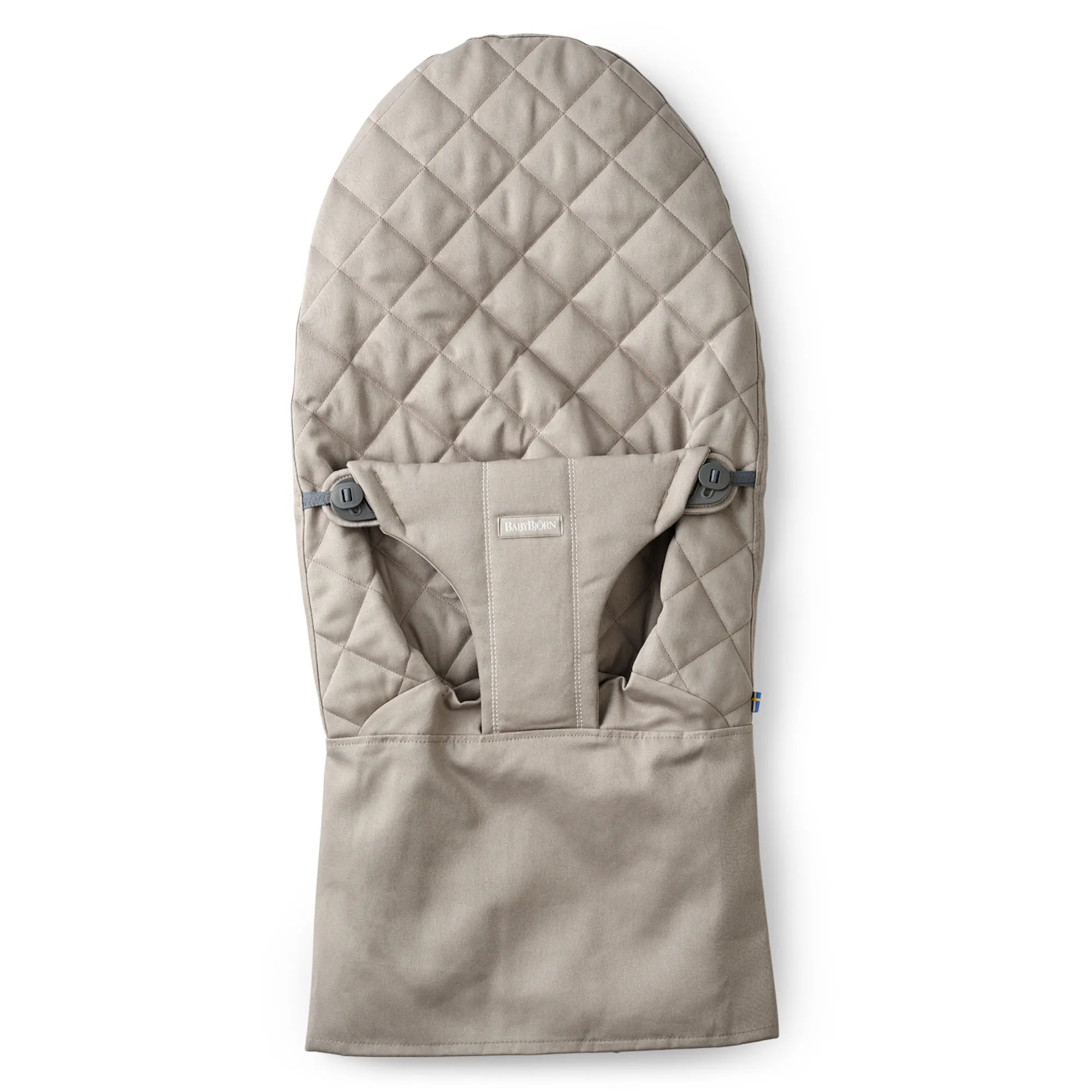 Fabric Seat for Bouncer Bliss-Quilt Cotton - Sand Grey