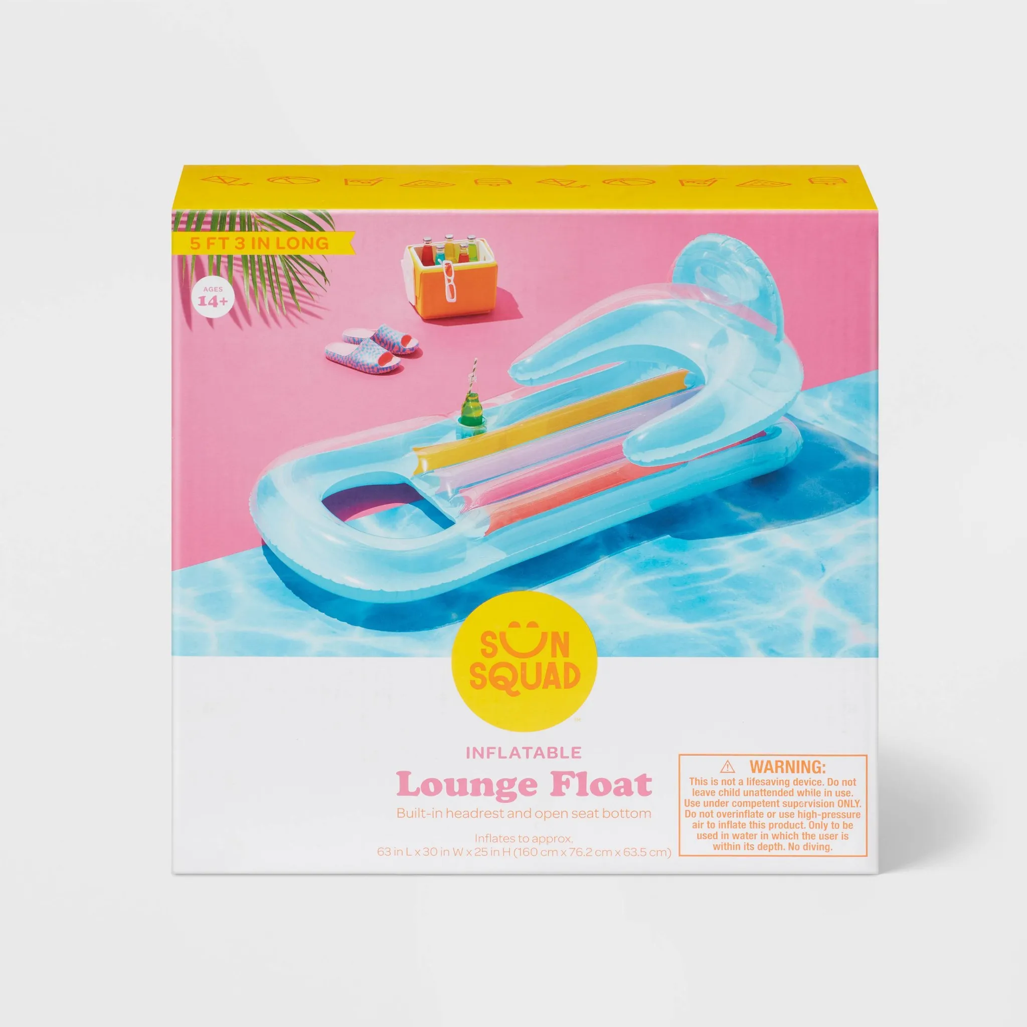 Fashion Pool Lounge Float - Blue - Image 5