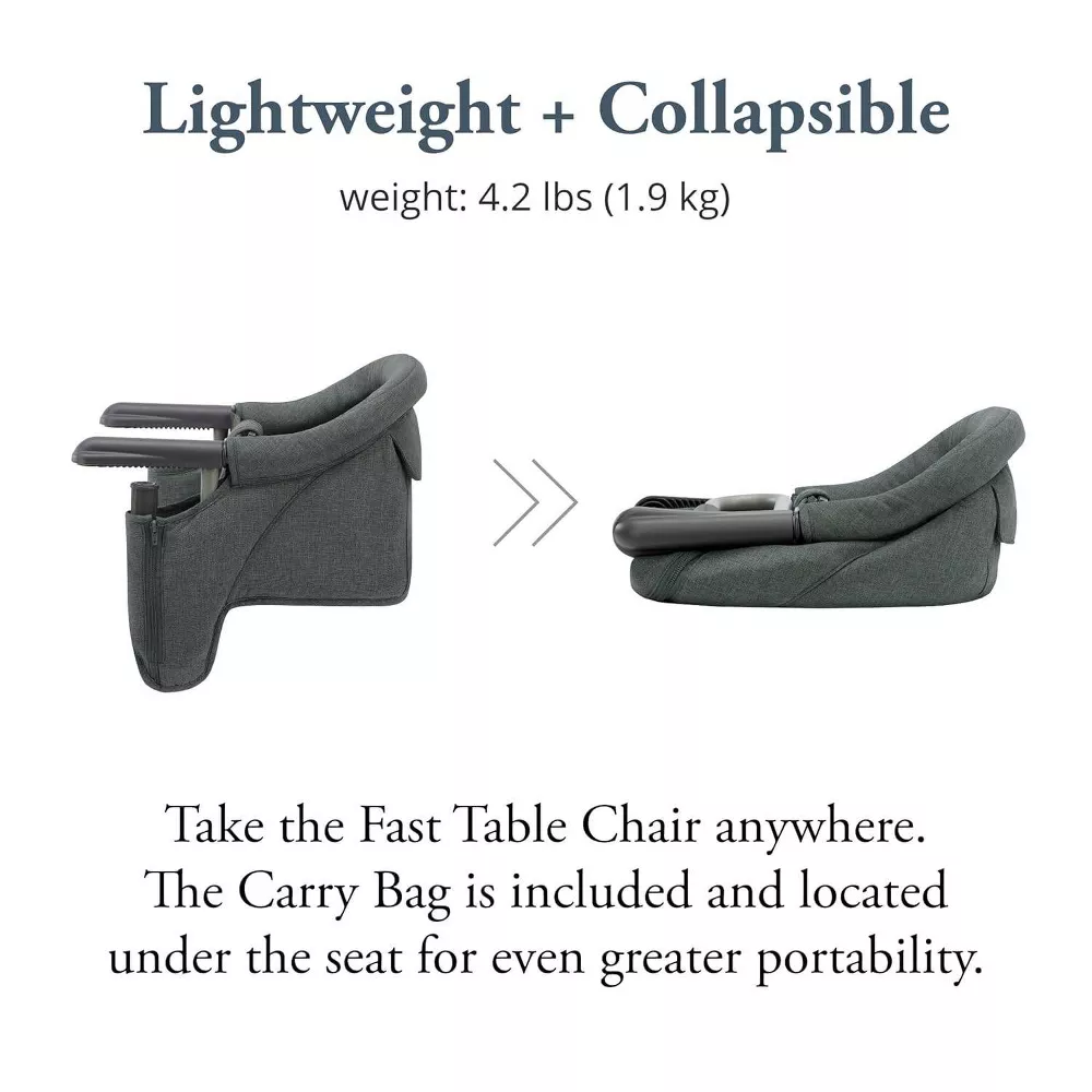 Fast Table Chair - Charcoal Gray Melange - Image 3