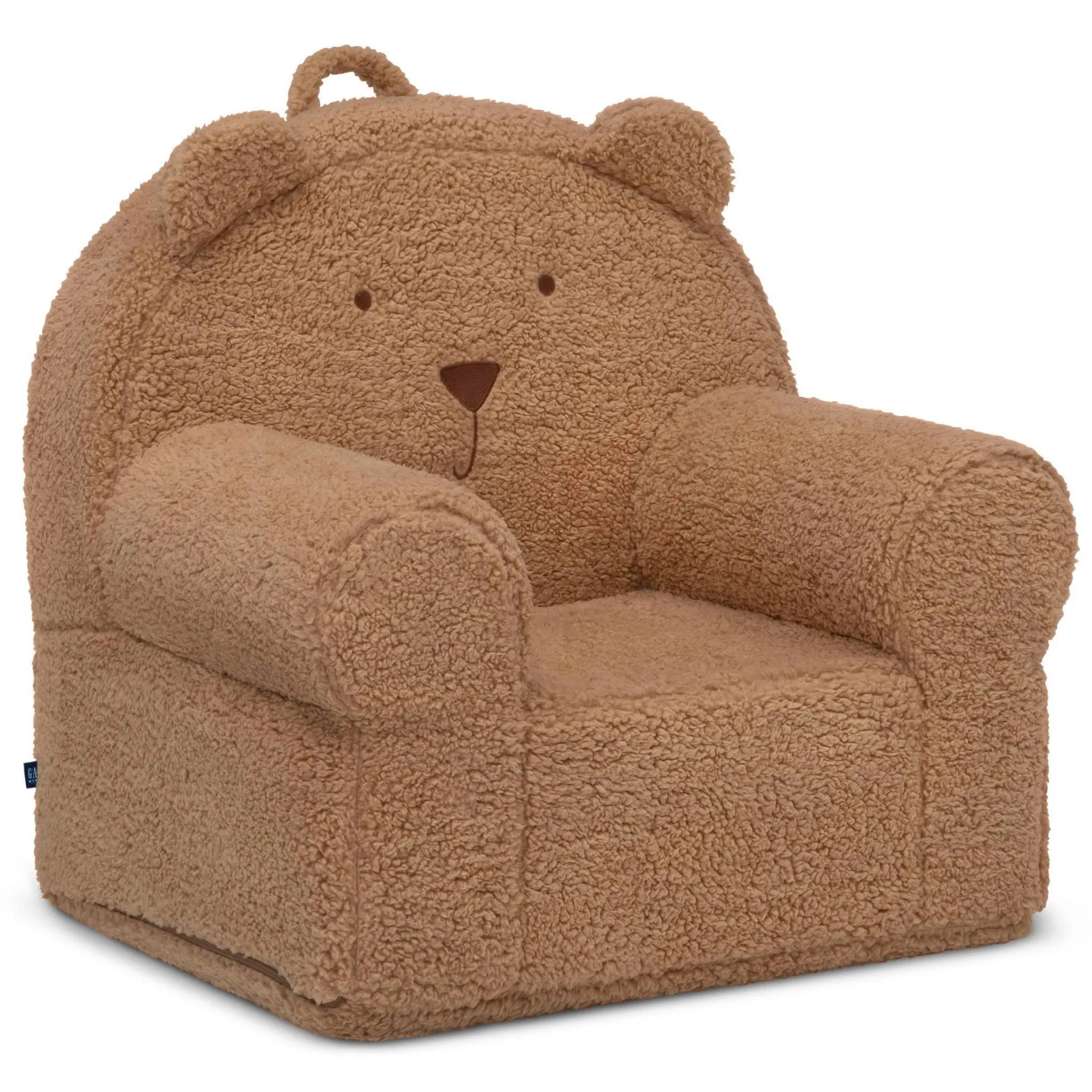 Faux Shearling Bear Chair - Tan - Image 2
