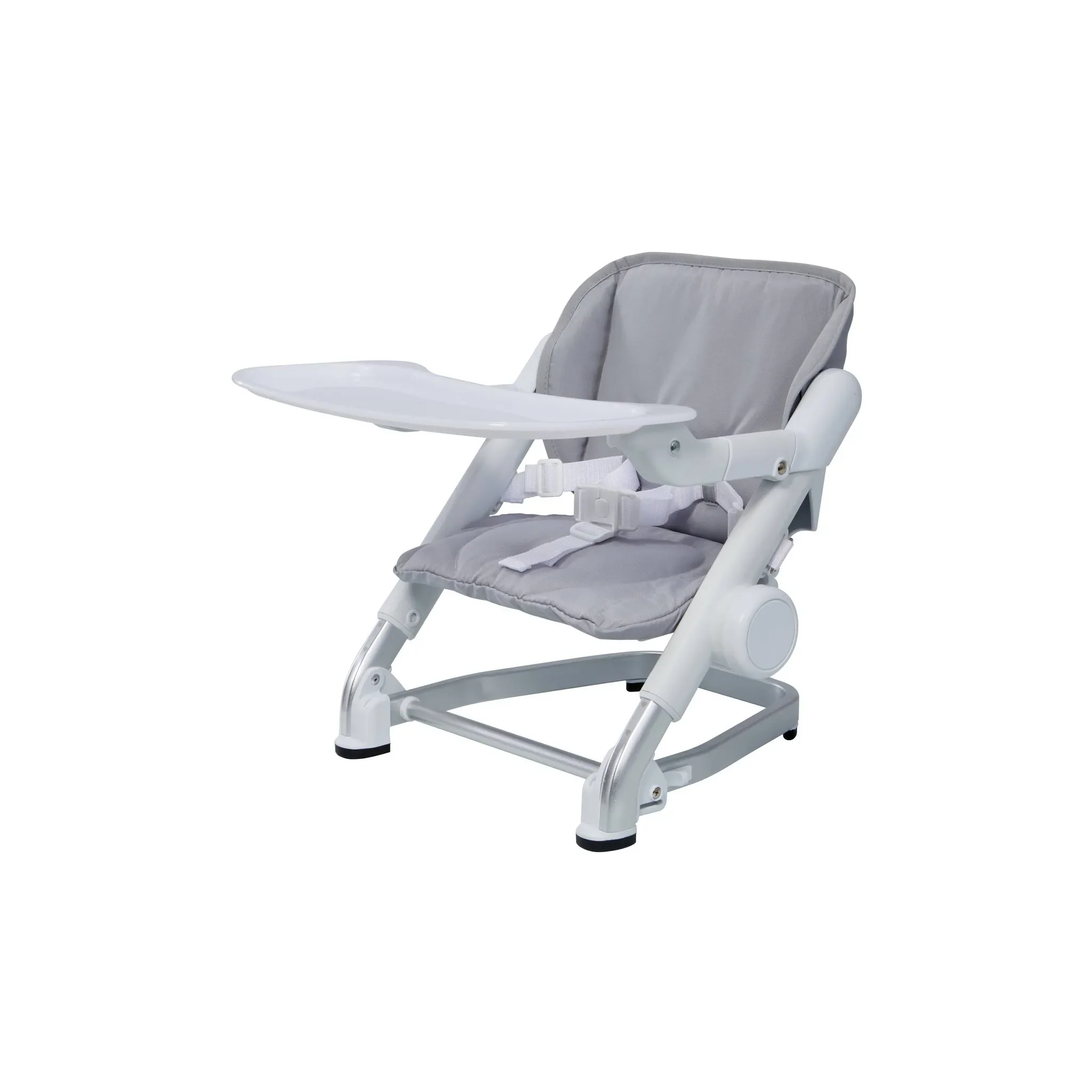 Feed Me Go Booster Chair - Silver - Image 2