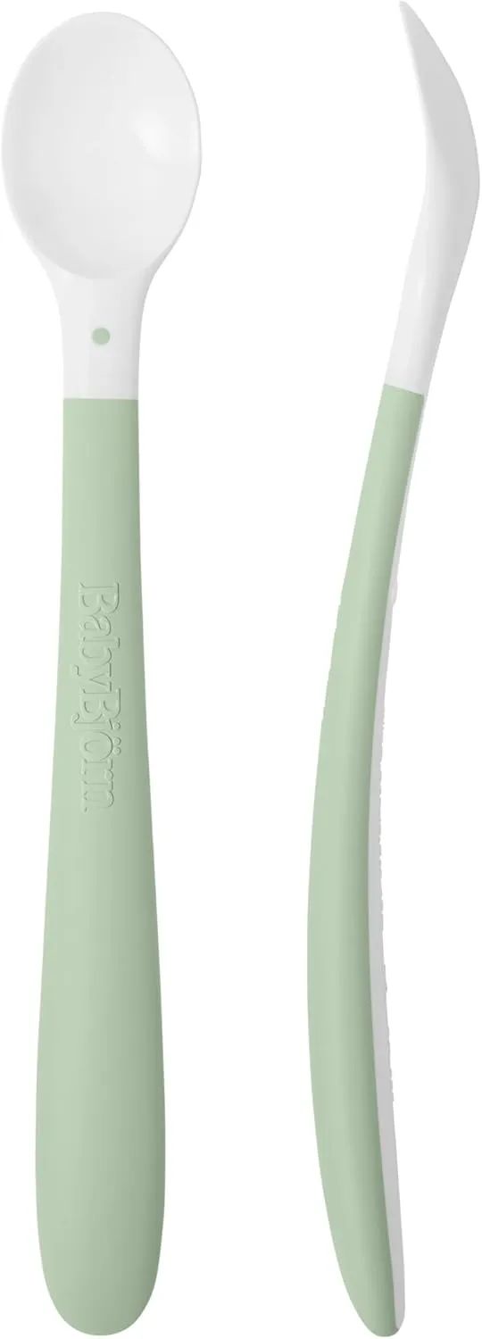 Feeding Spoons - Powder Green - Image 3