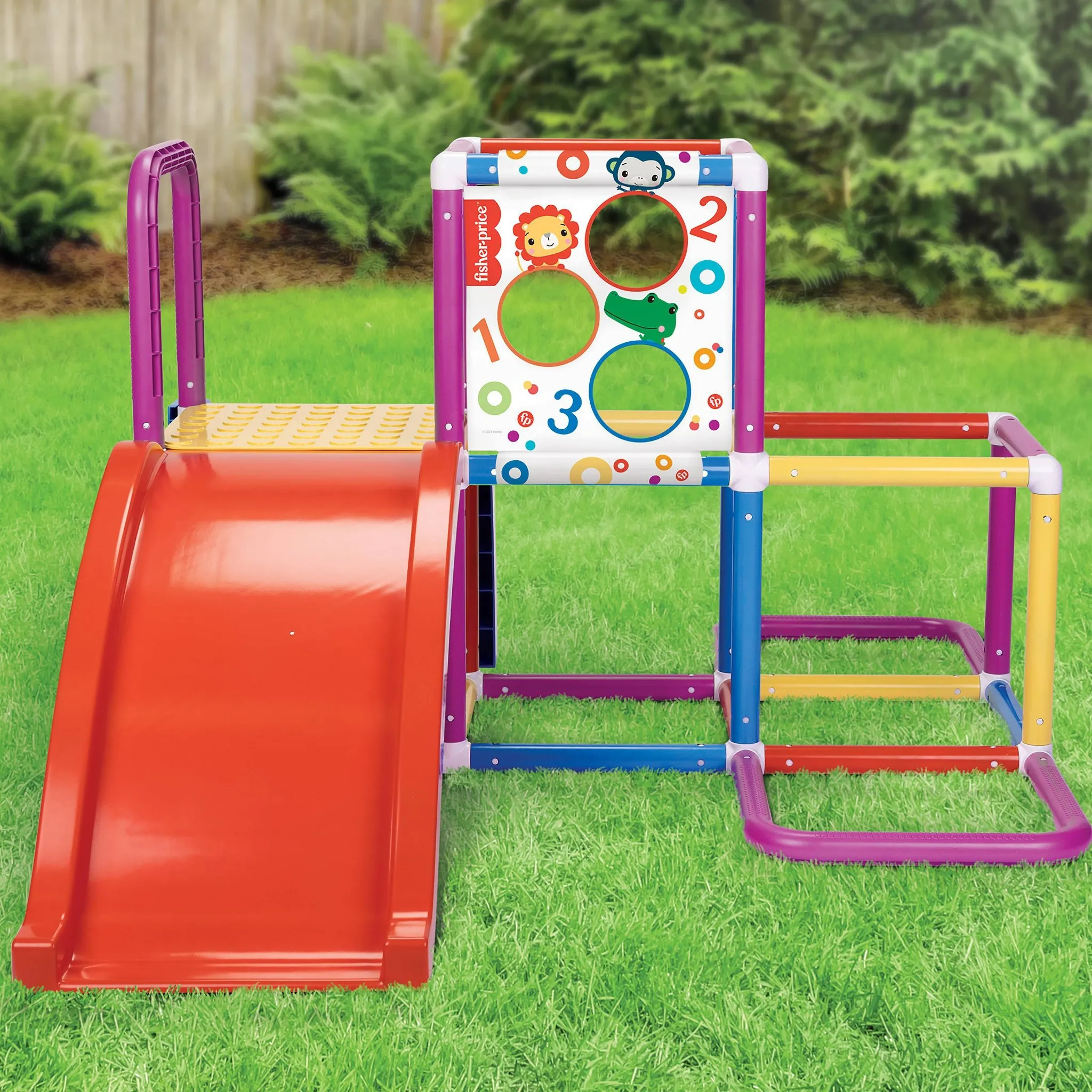 Fisher-Price Climbing Jungle Gym Play Set with Toss Game - Image 4