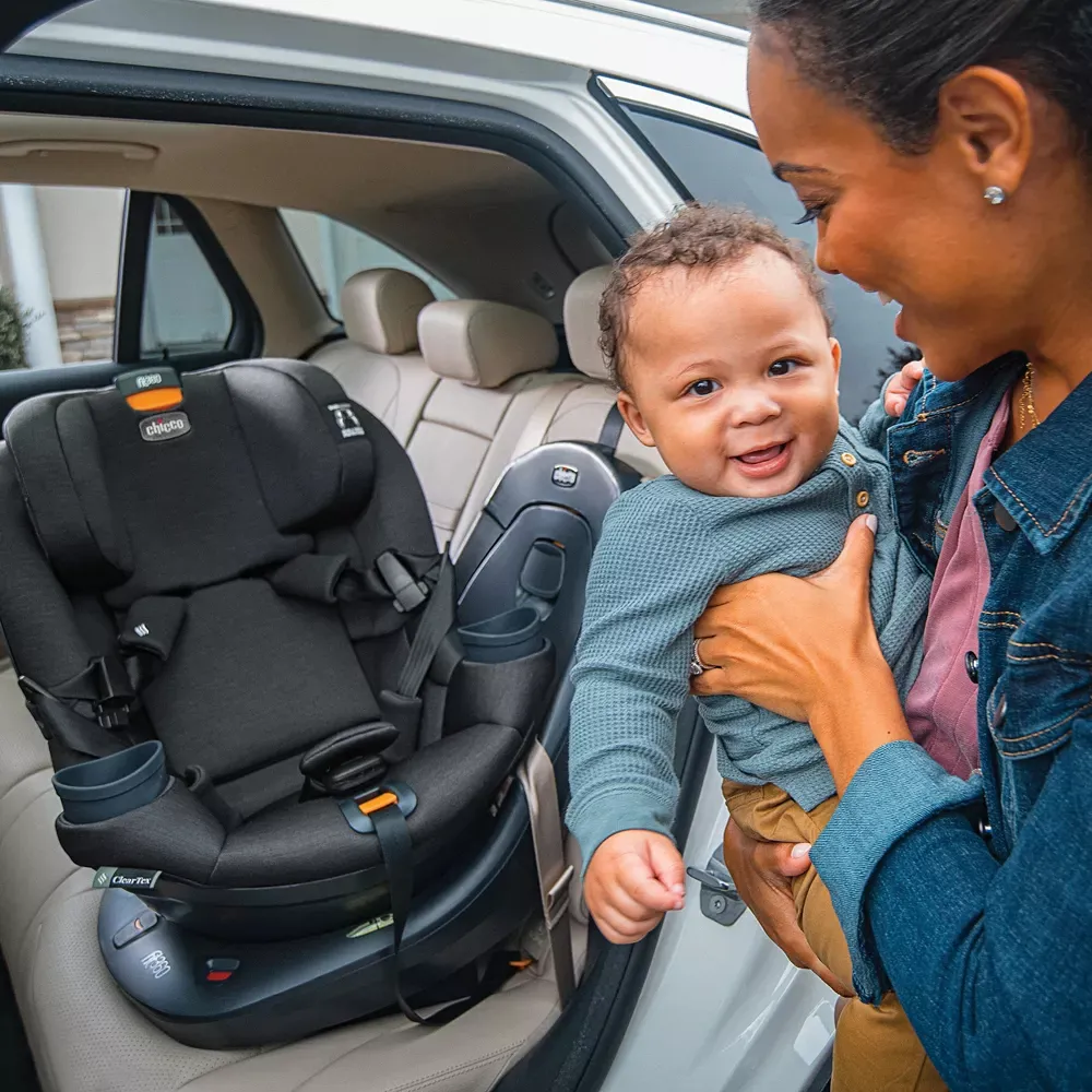 Fit360 ClearTex Rotating Convertible Car Seat - Slate - Image 3