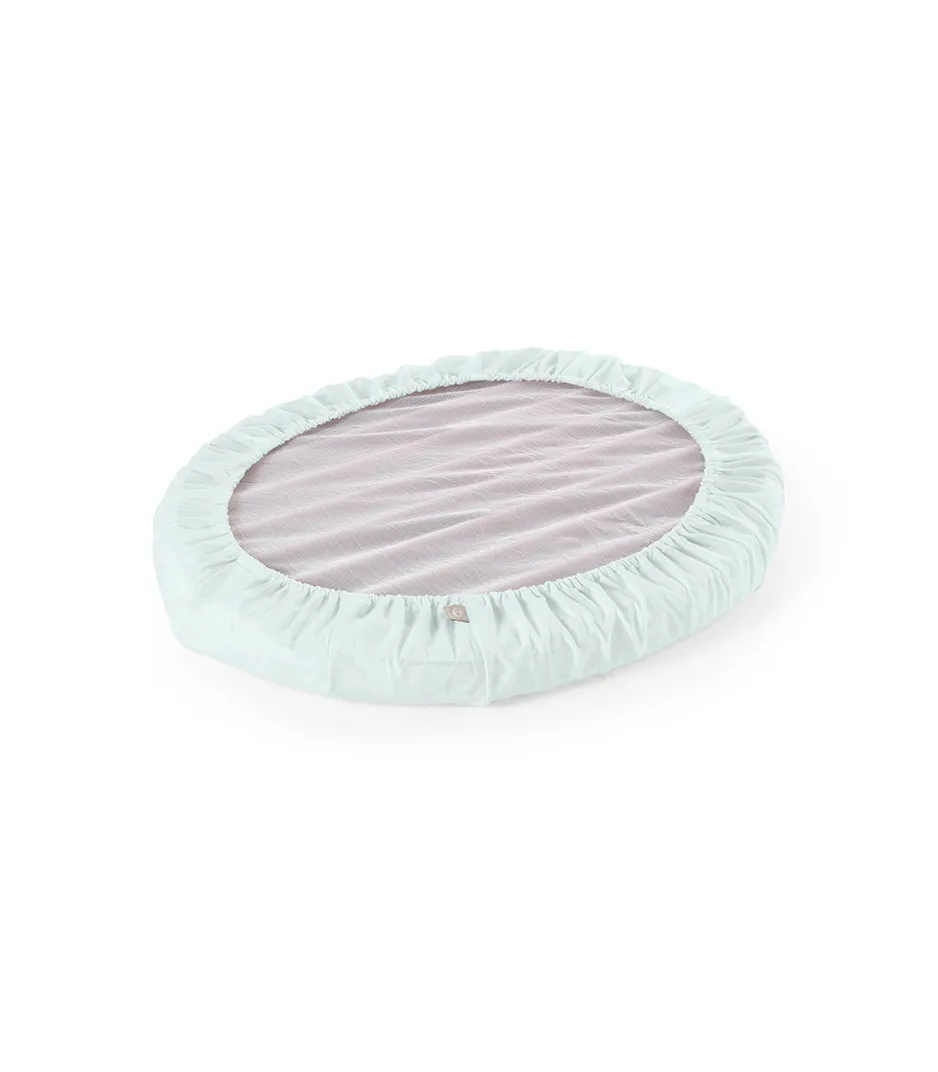 Fitted Sheet - Powder Blue - Image 2