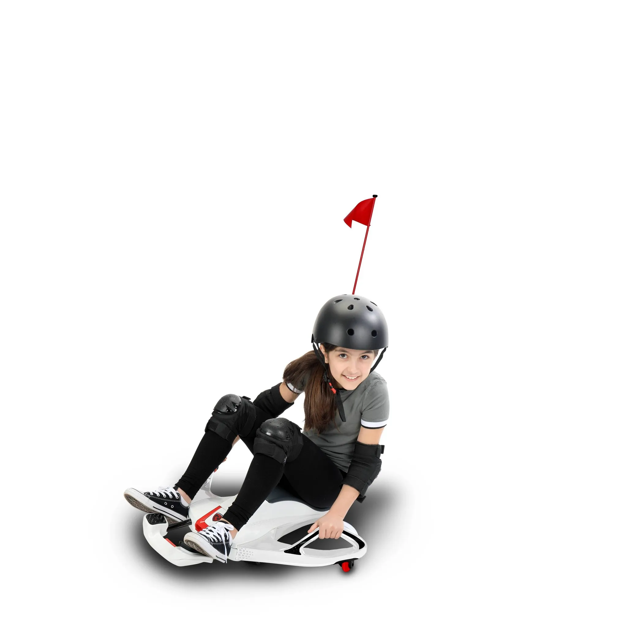 Rollplay 6V Flex Kart Powered Ride-On - White - Image 8