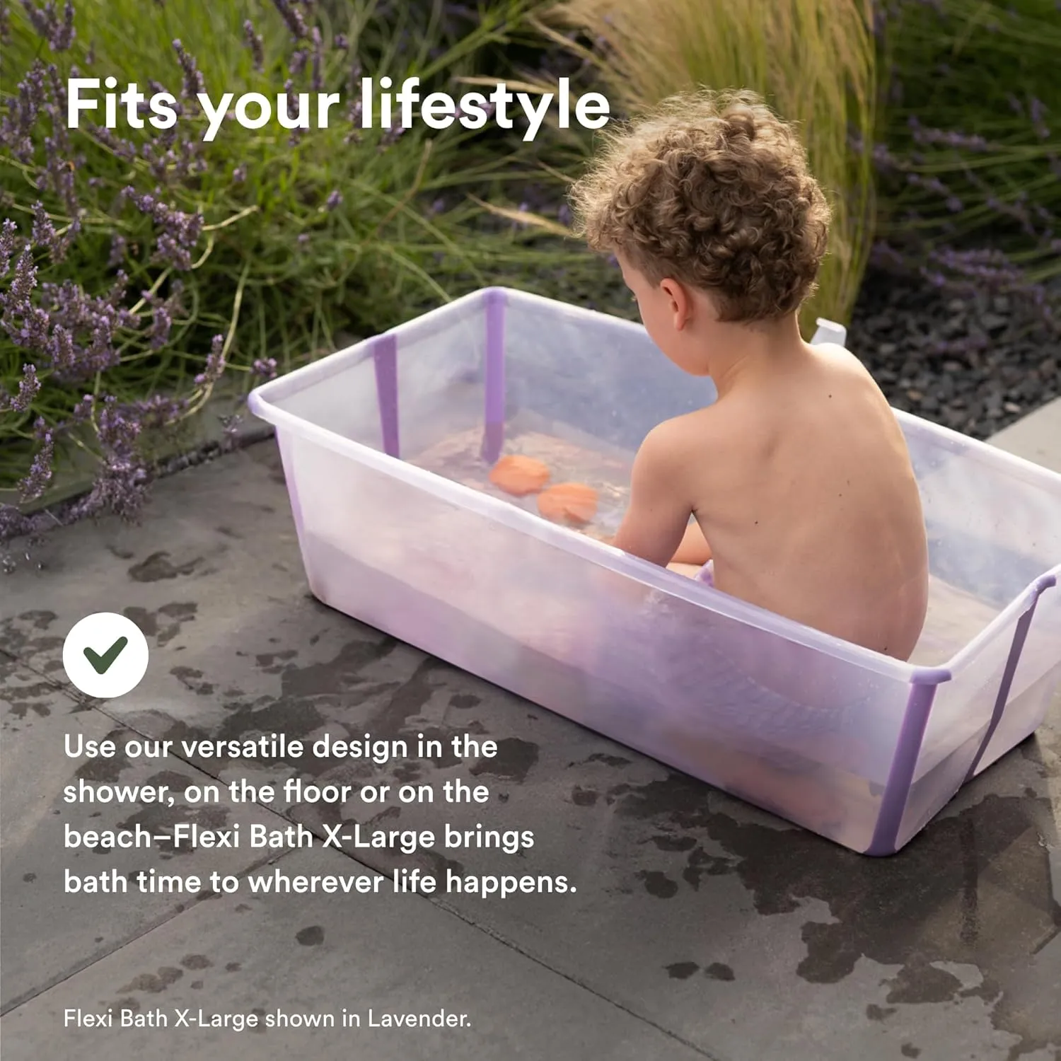 Flexi Bath Tub - White/ XL - Image 5