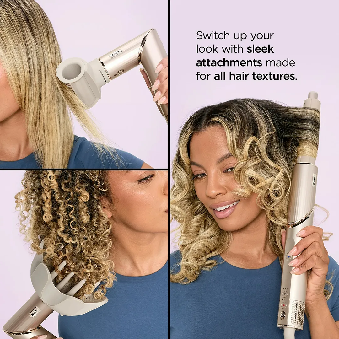 FlexStyle Air Styling & Drying System with Auto-Wrap Curlers & Diffuser, Stone - HD435REF - Image 4
