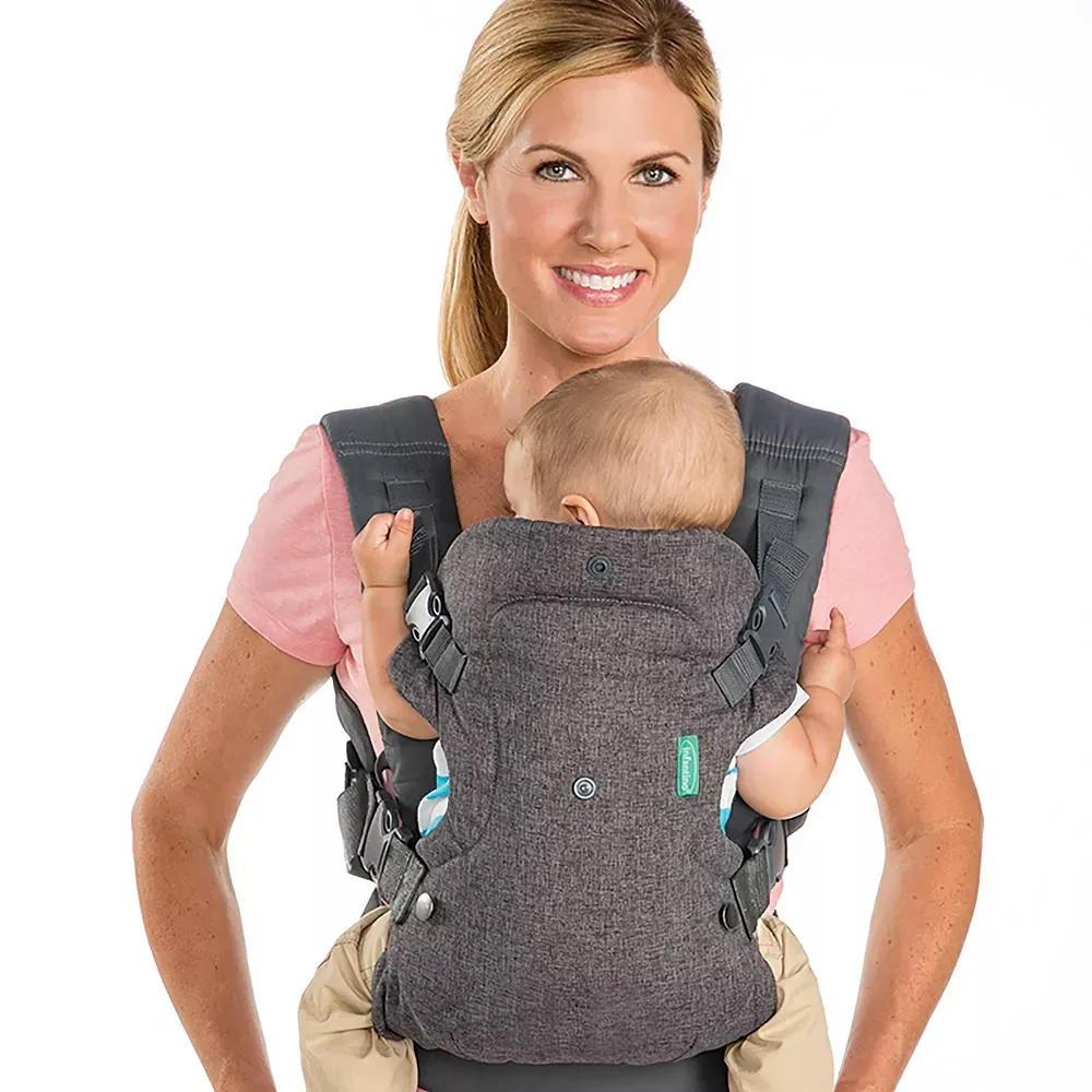 Flip 4-In-1 Convertible Baby Carrier - Gray - Image 5