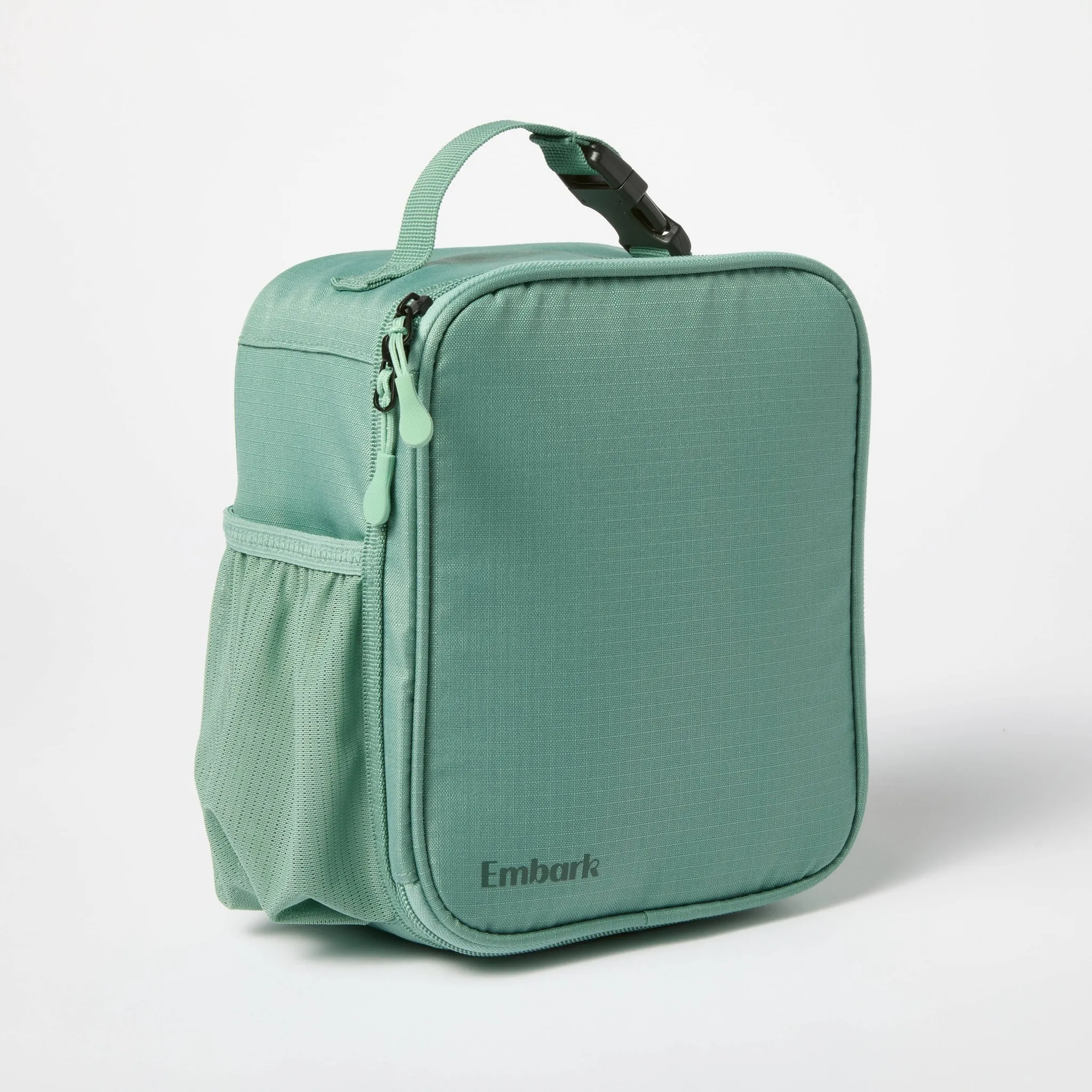 Flip-Down Square Lunch Bag - Sage Green - Image 4