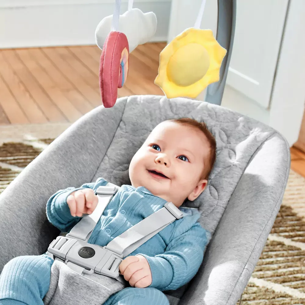 Float Baby Bouncer Seat - Gray - Image 3