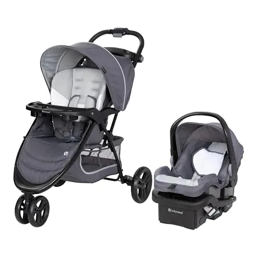 EZ Ride Travel System with EZ-Lift Car Seat - Dash Grey