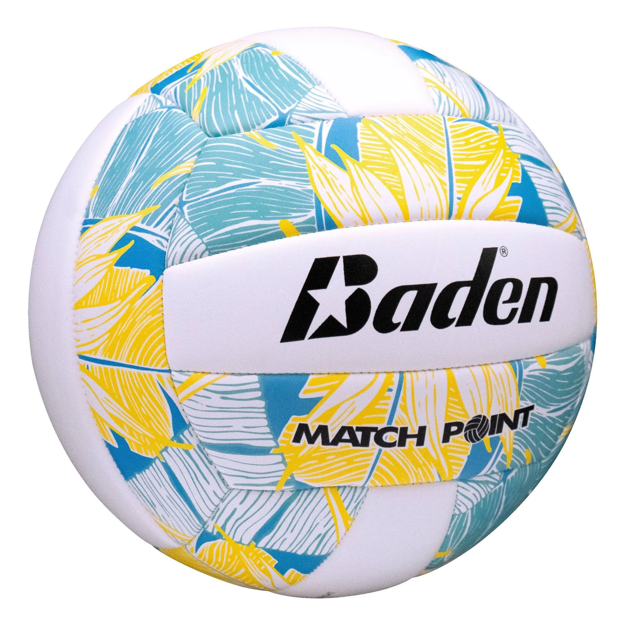 Floral Volleyball - Turquoise/Yellow - Image 3
