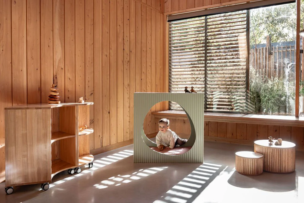 Fluted Nook – Sage Green Sensory Hideout - Image 4