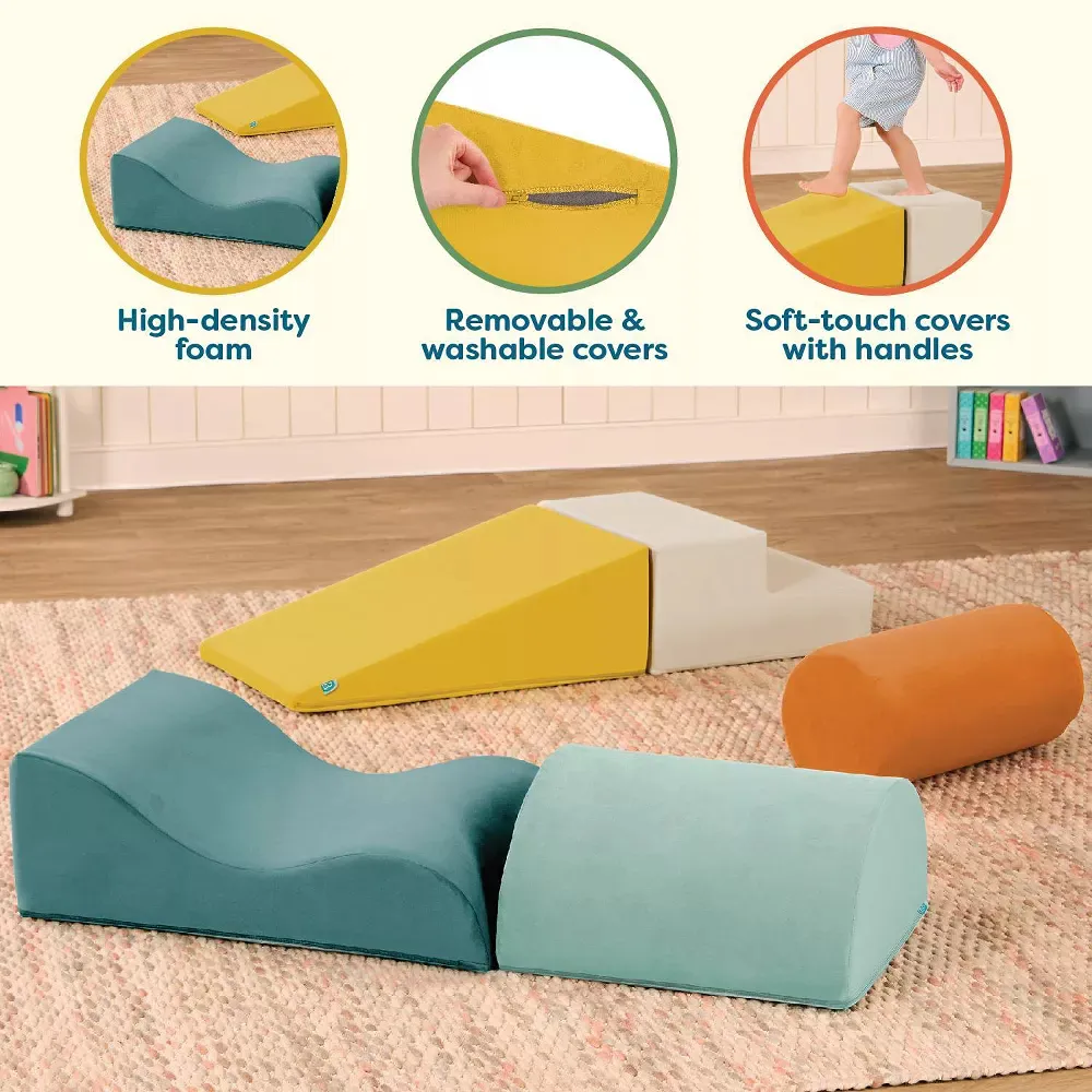 Foam Building Shapes for Indoor Play - 5pc - Image 2