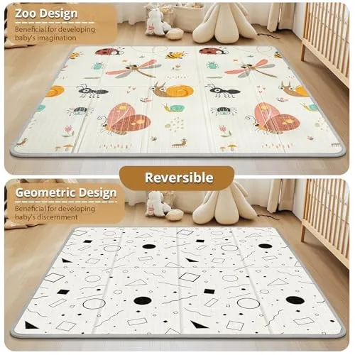 Foldable Baby Play Mat, 50x50