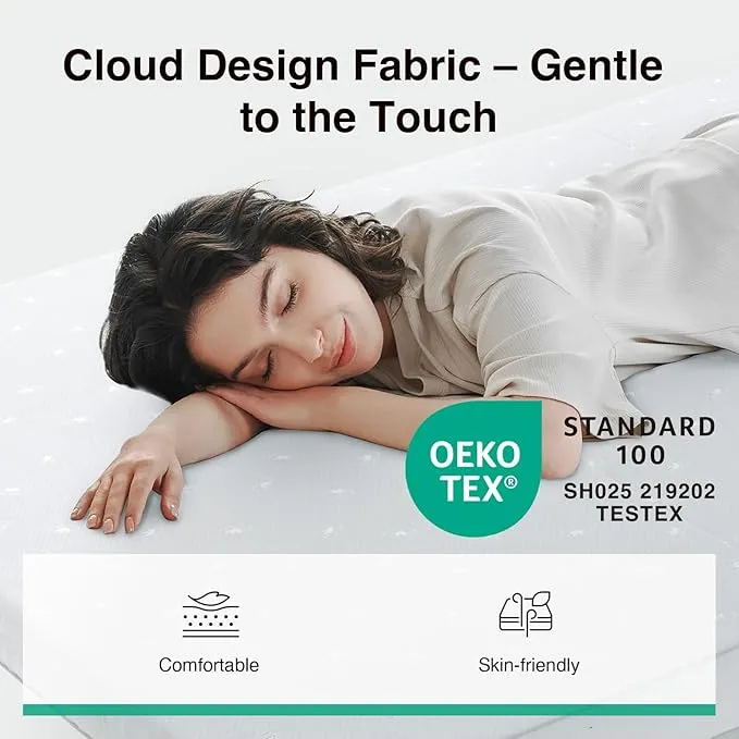 Foldable Comfort Foam Mattress - White - Image 4