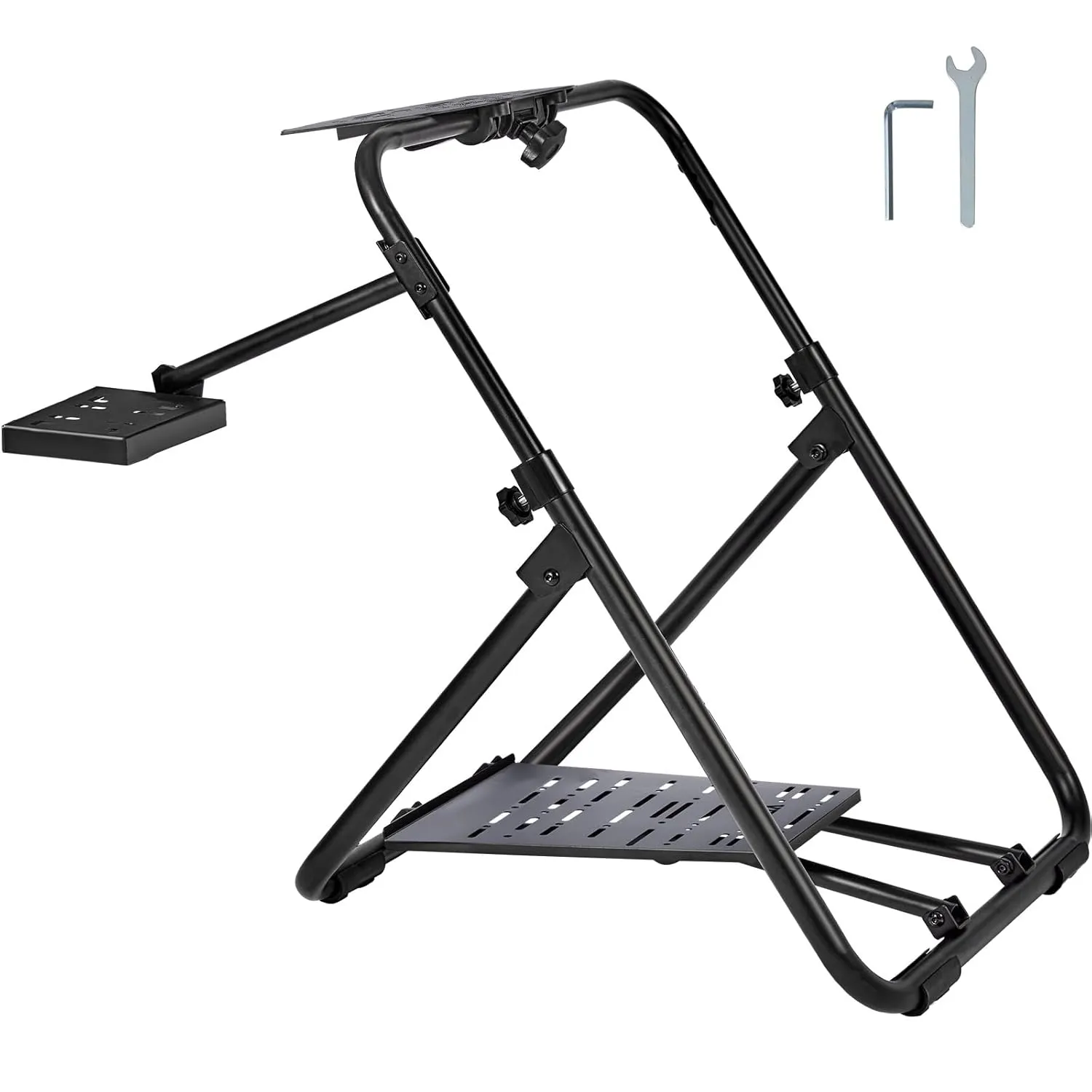 Foldable Racing Steering Wheel Stand - Height Adjustable - Image 2