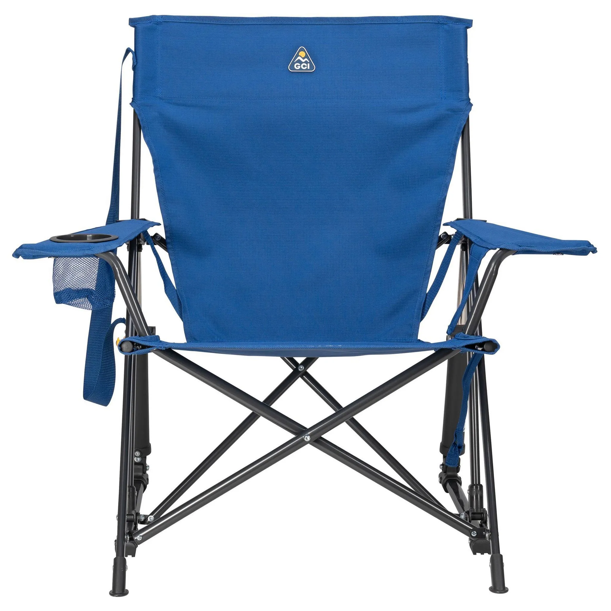 Foldable Rocking Camp Chair - Soft Navy - Image 2
